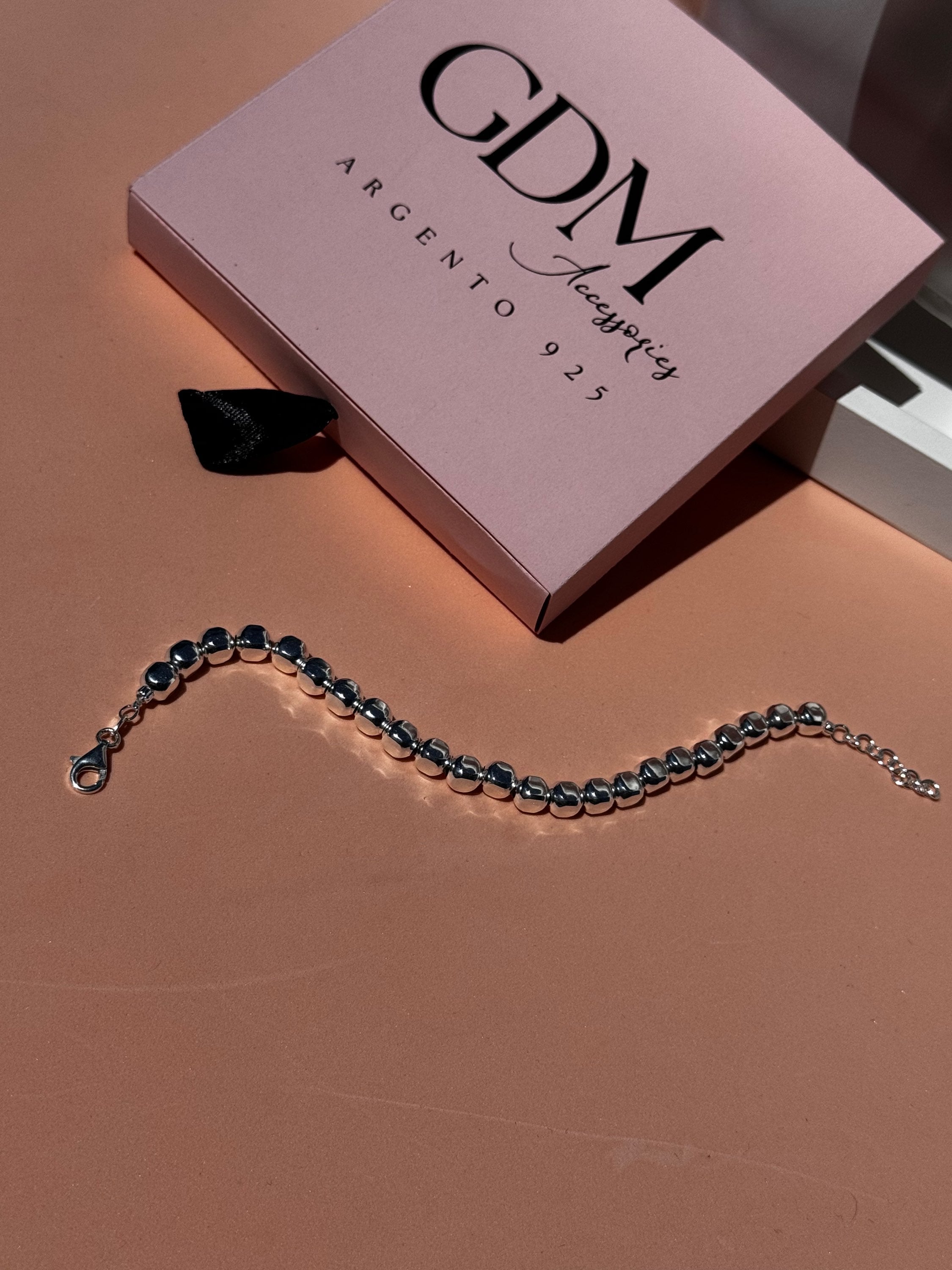 Bracciale Cubic chiusura a moschettone