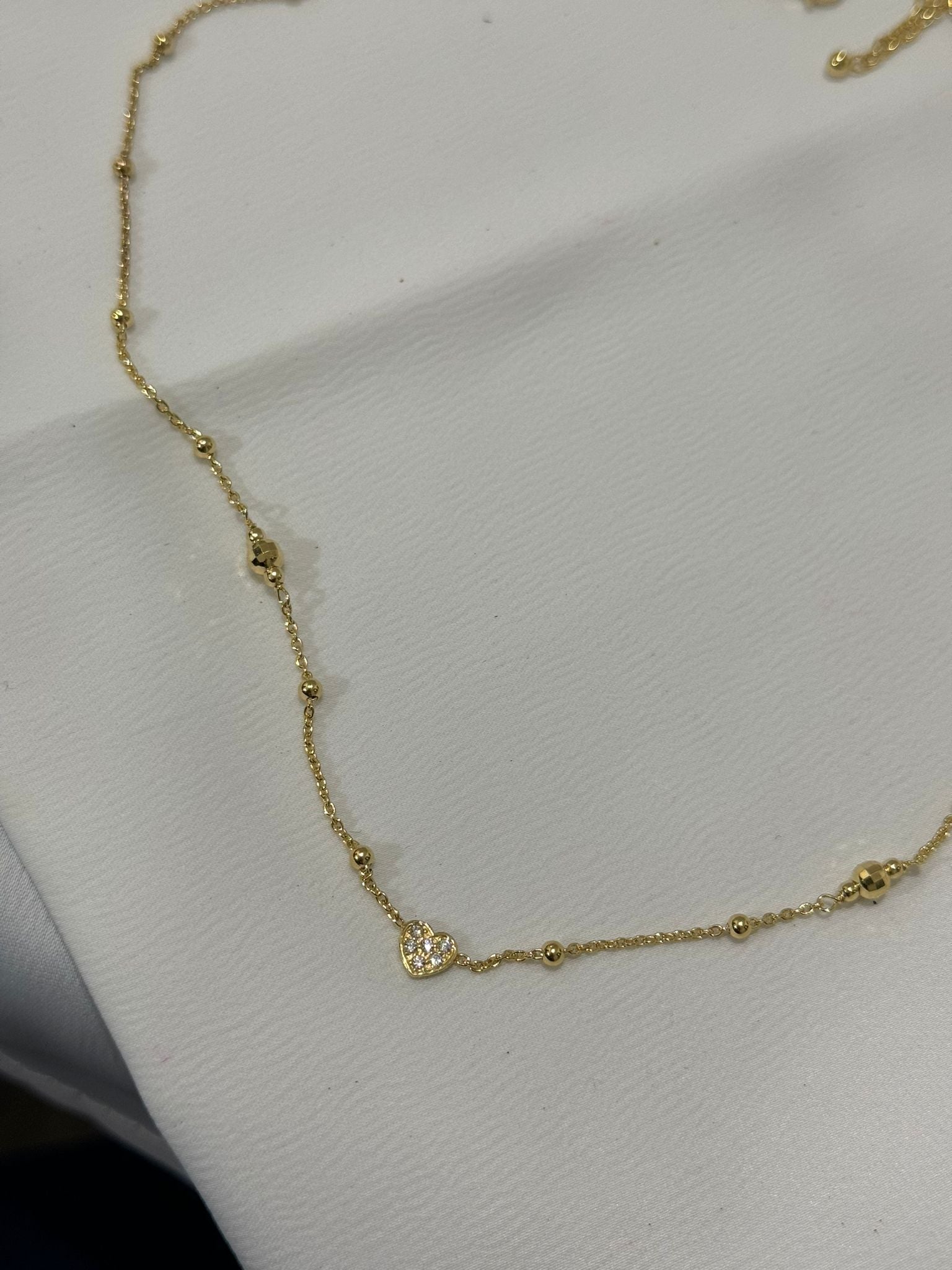 Collana in argento 925 Gold cuoricino