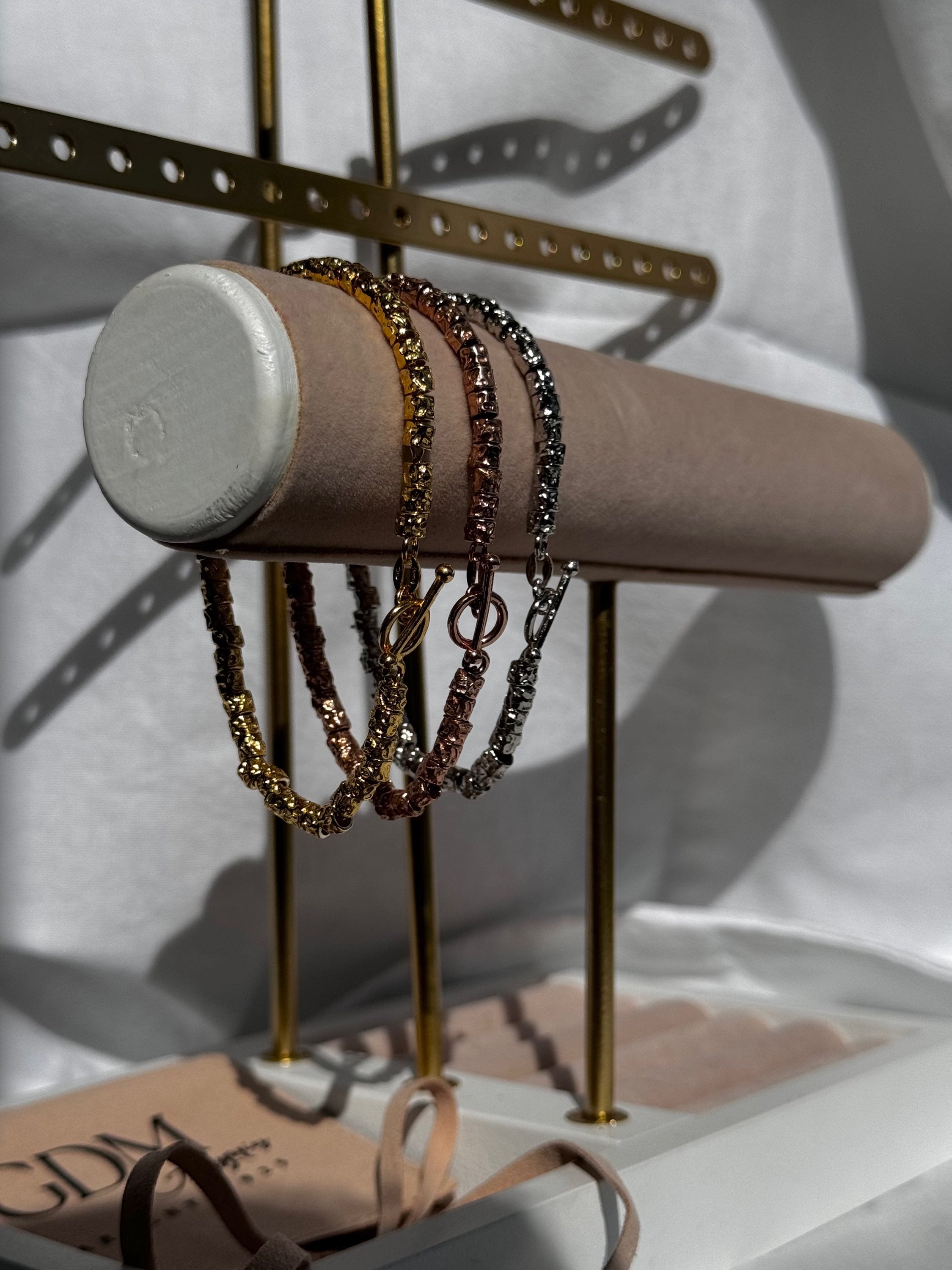 Bracciale Pepite Maxi chiusura a T