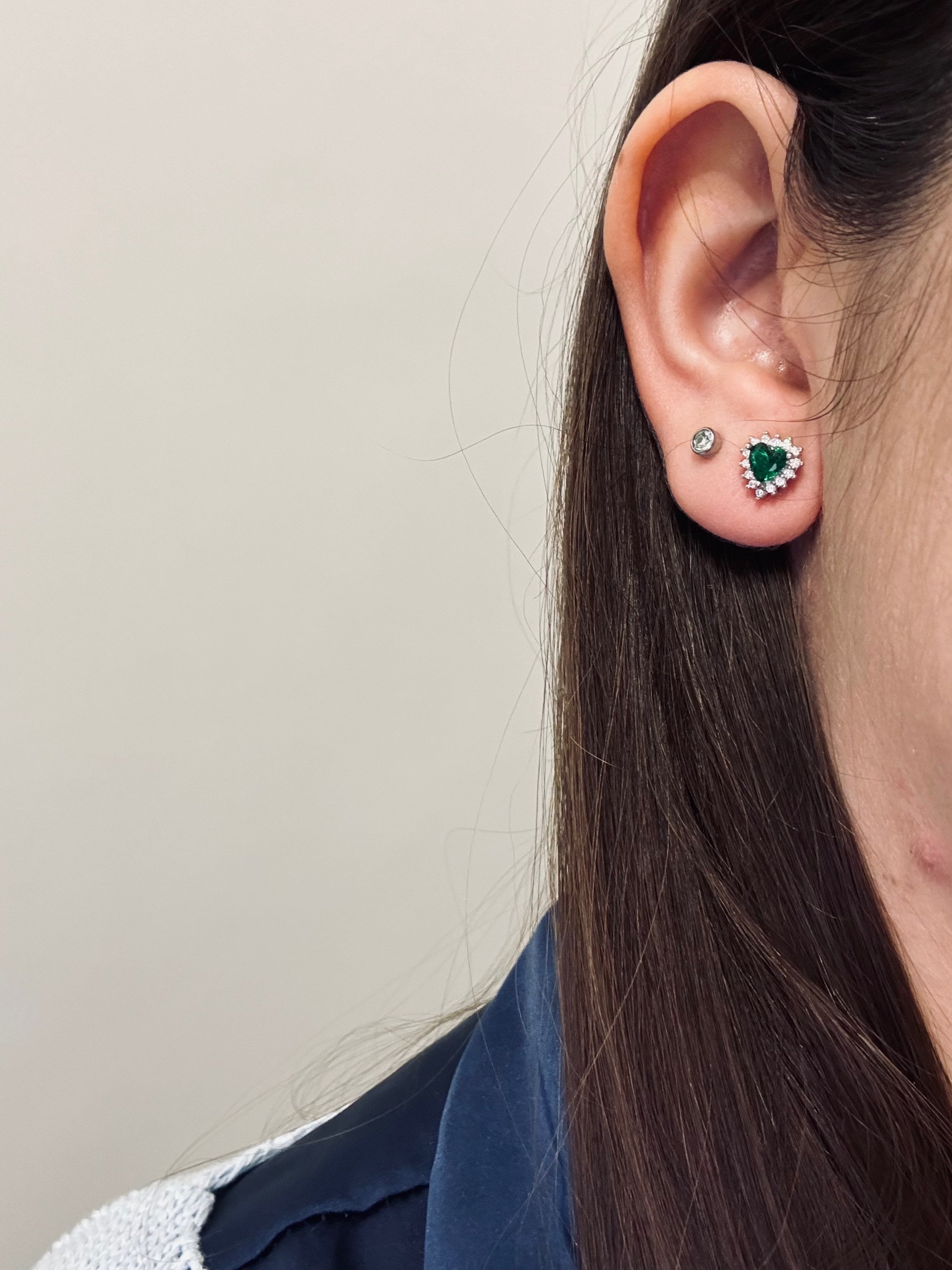 Orecchini Cuore Silver