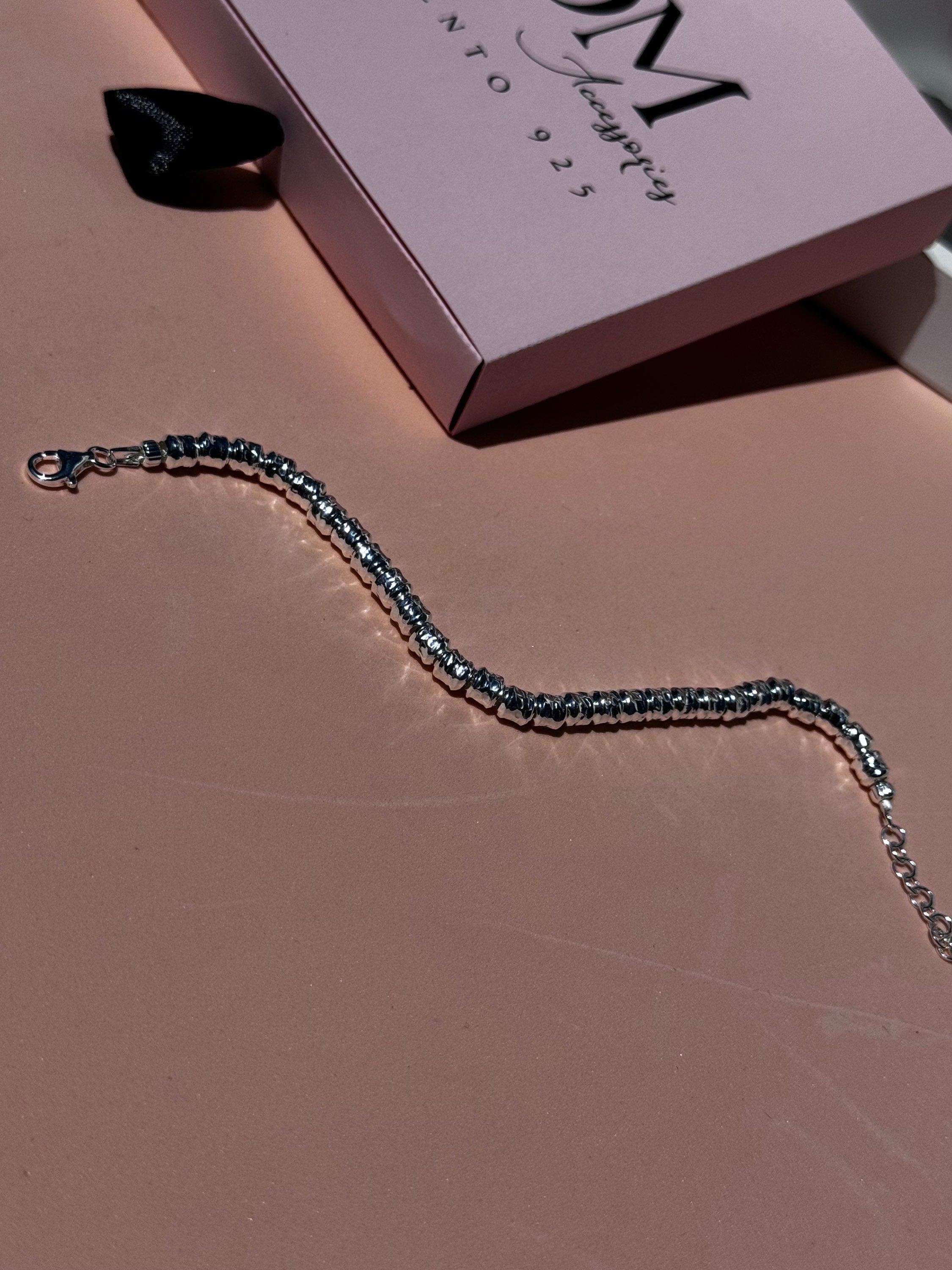 Bracciale Granelli Martellati