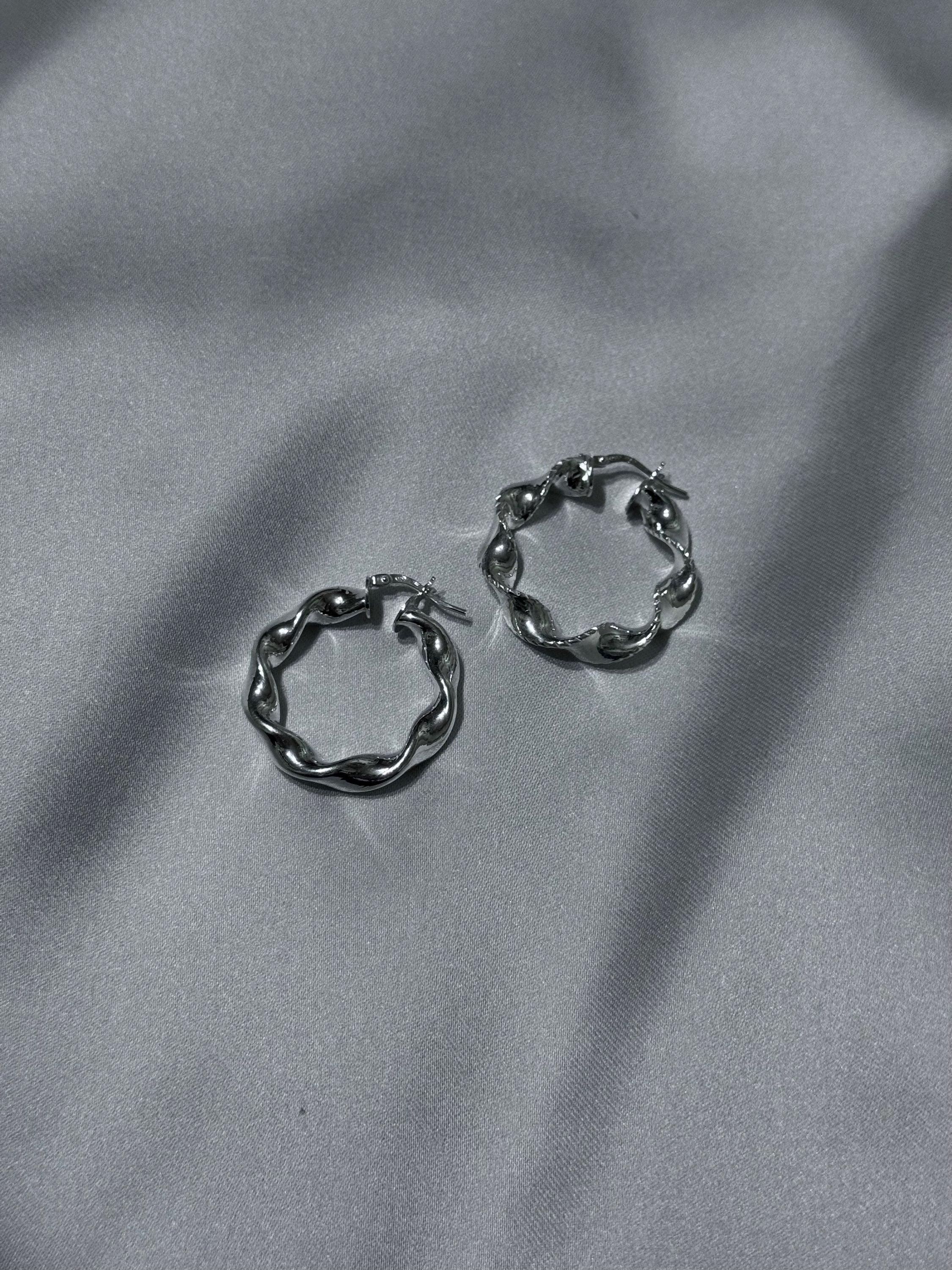 Orecchini Wave Silver