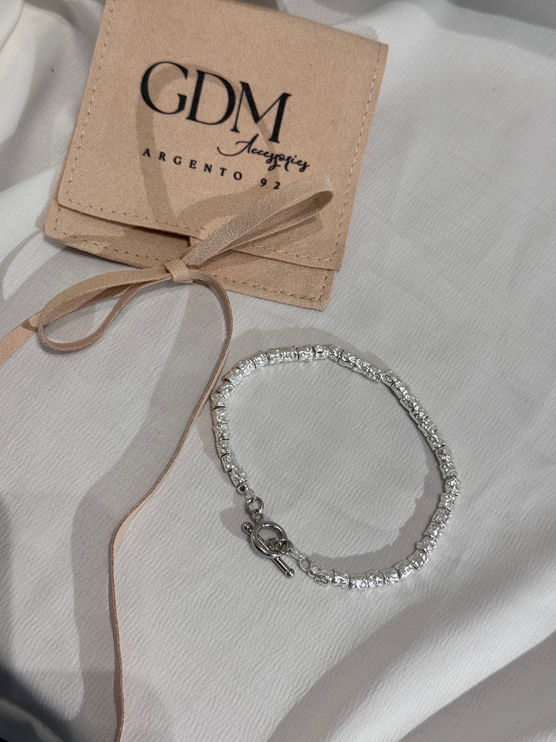 Bracciale Pepite Maxi con Chiusura a T