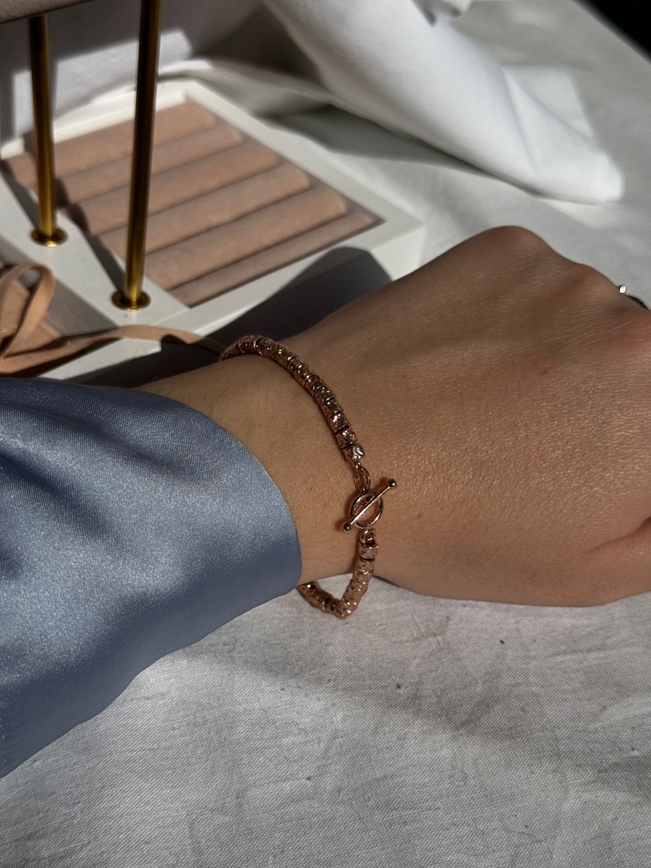 Bracciale Pepite Maxi chiusura a T