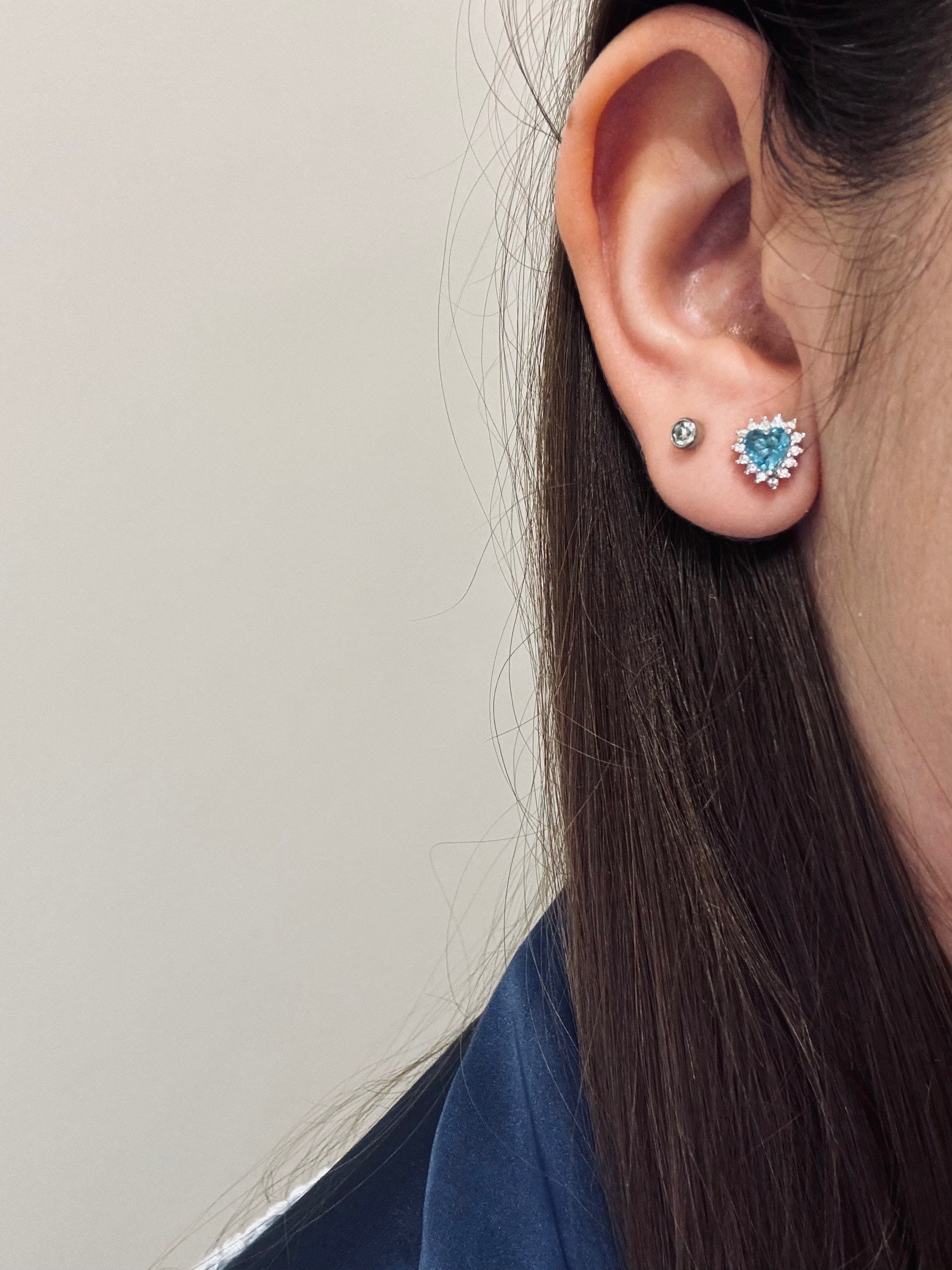 Orecchini Cuore Silver