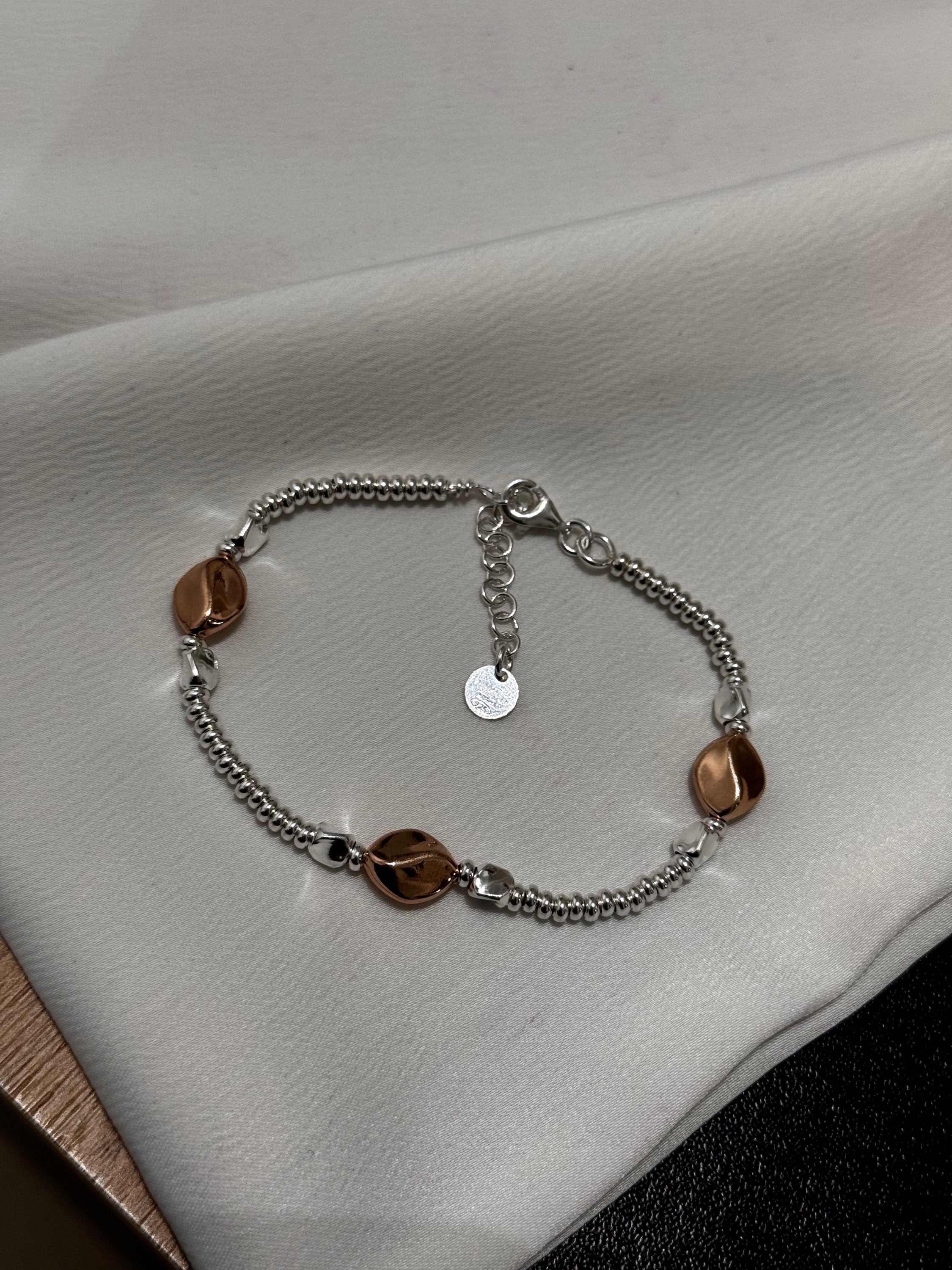 Bracciale Rondelle e Sassolini Maxi