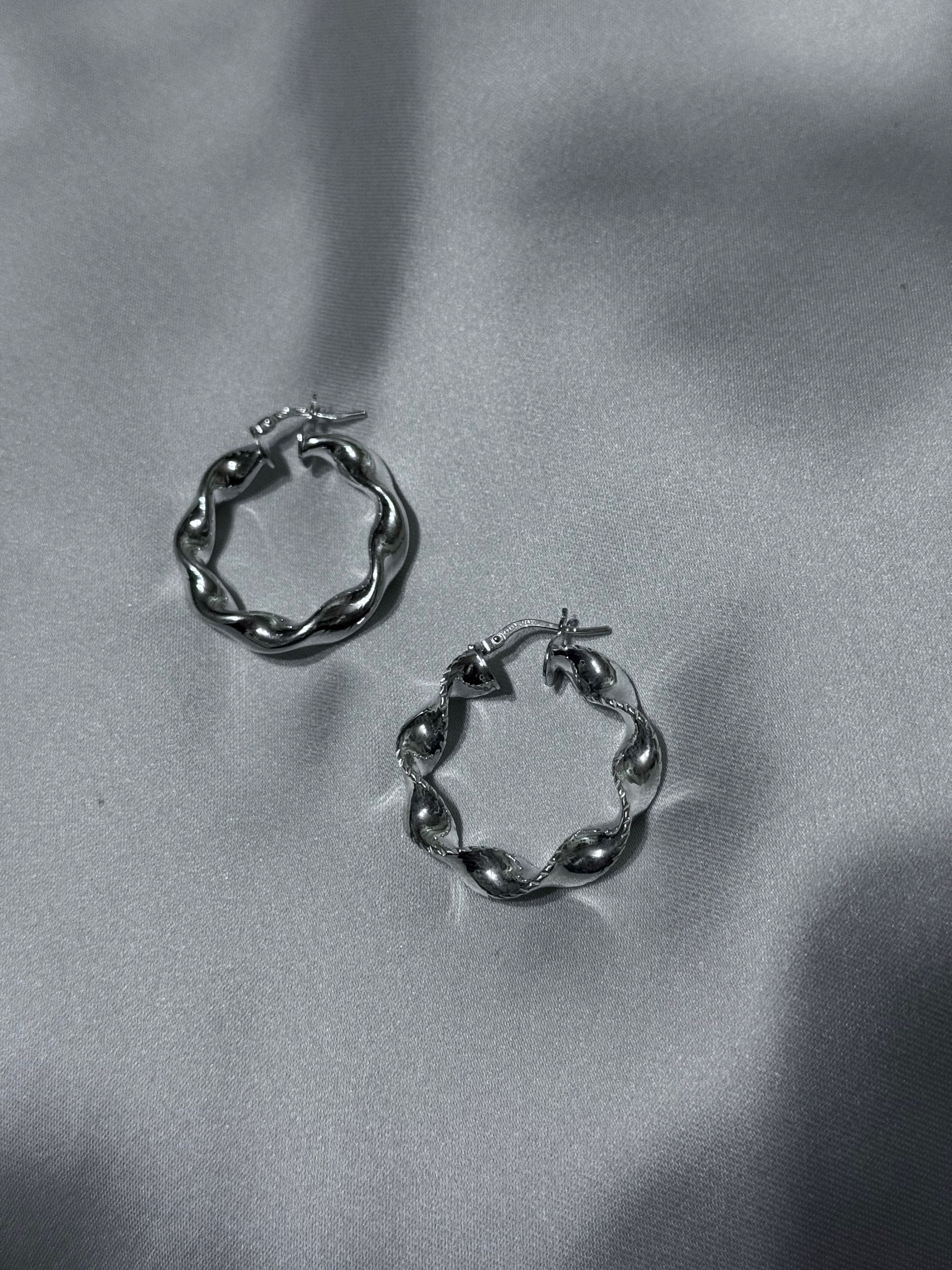 Orecchini Wave Silver