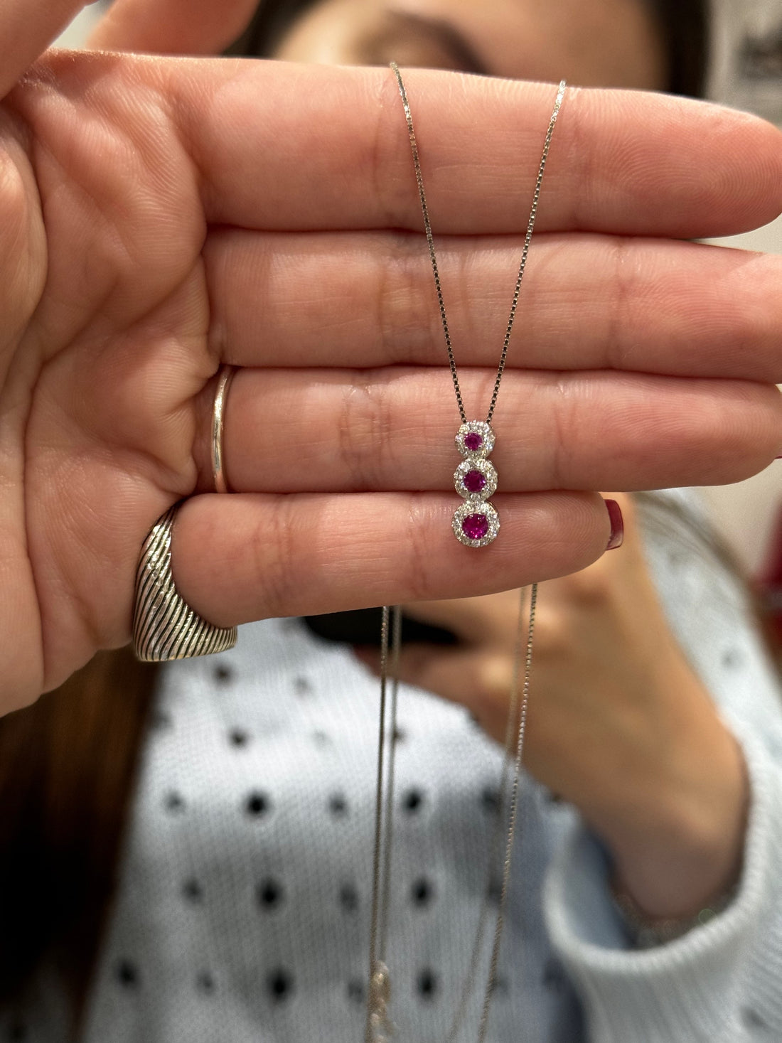 Collana Grace Fucsia