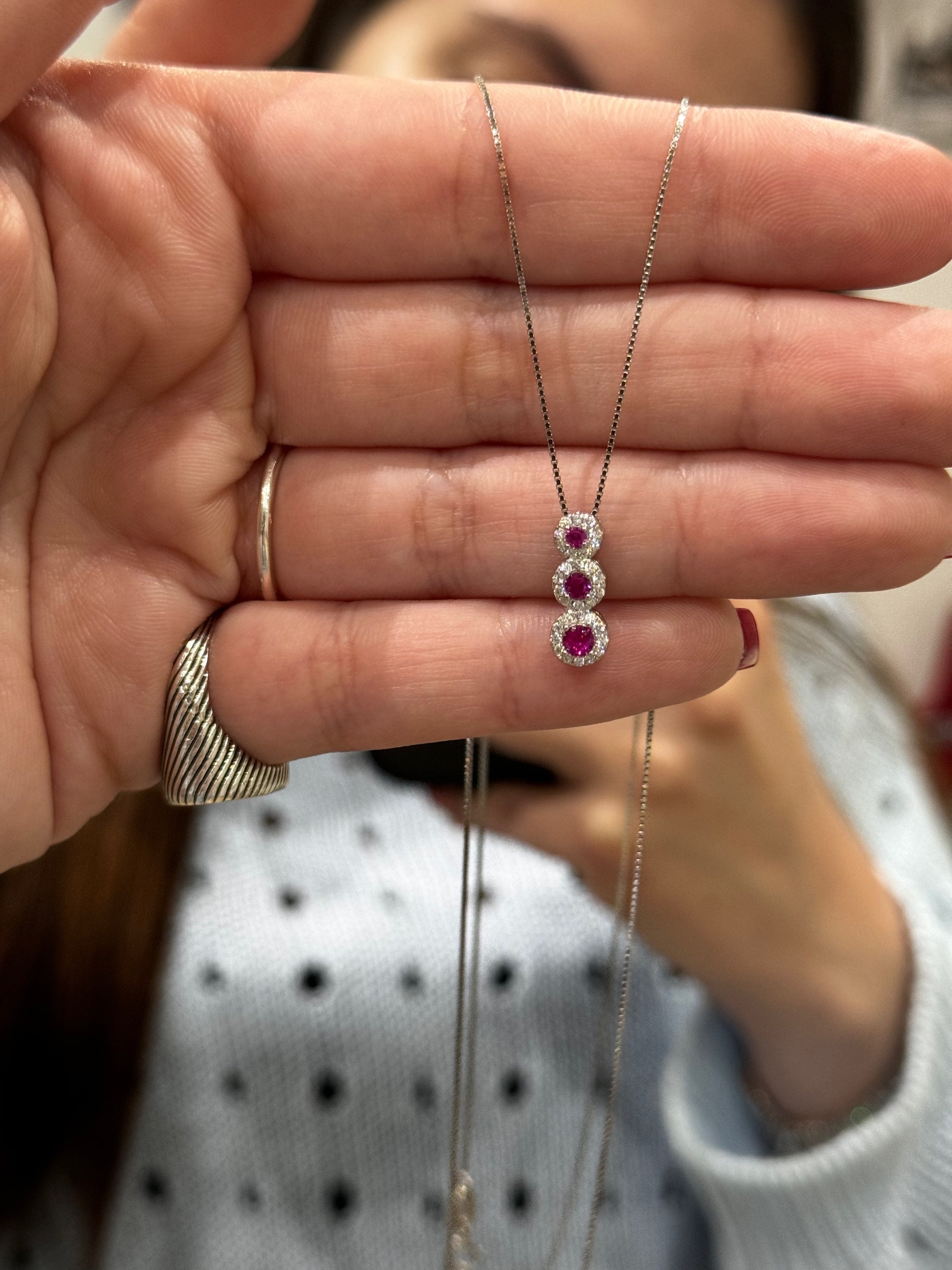 Collana Grace Fucsia