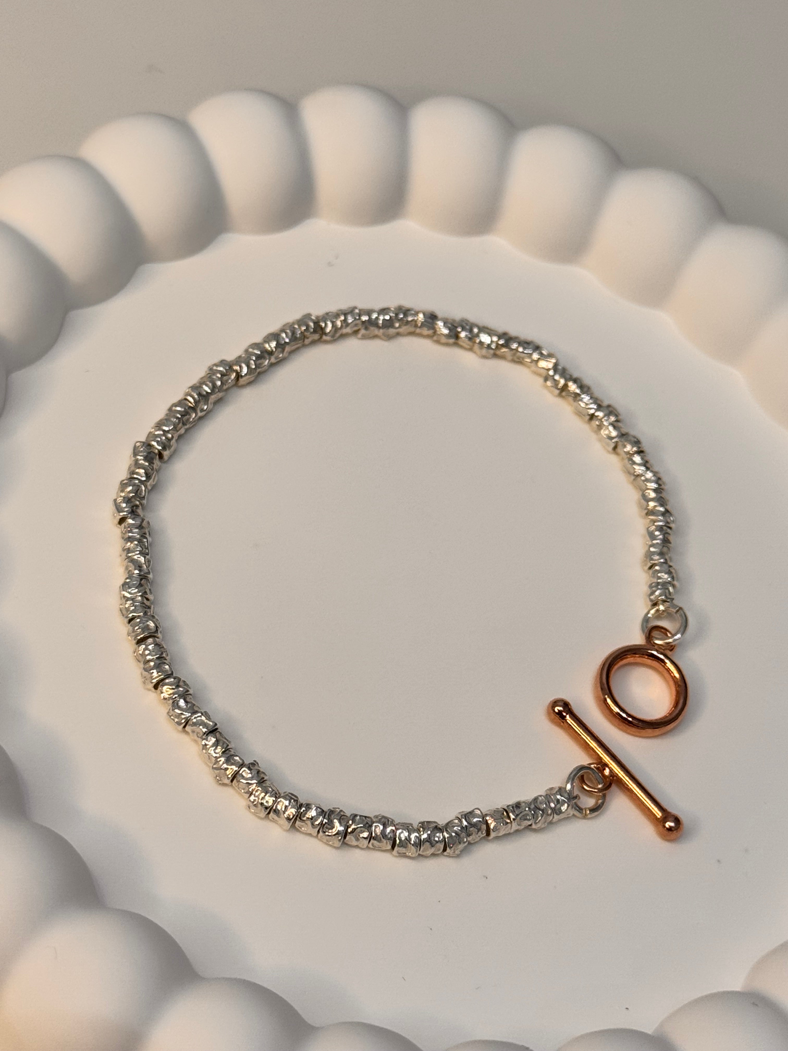 CREA IL TUO BRACCIALE GRANELLI - charms rosa