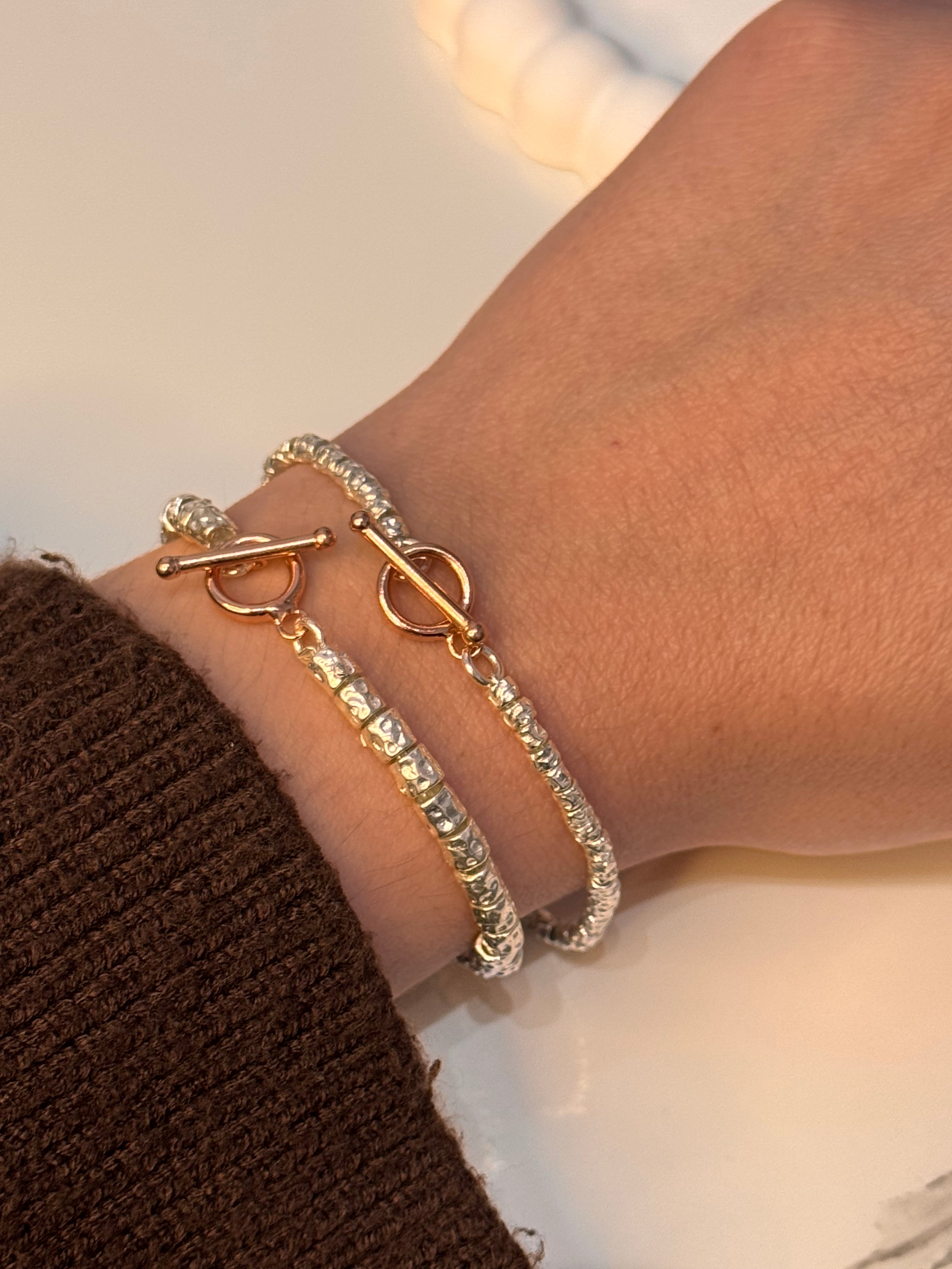 CREA IL TUO BRACCIALE GRANELLI - charms rosa