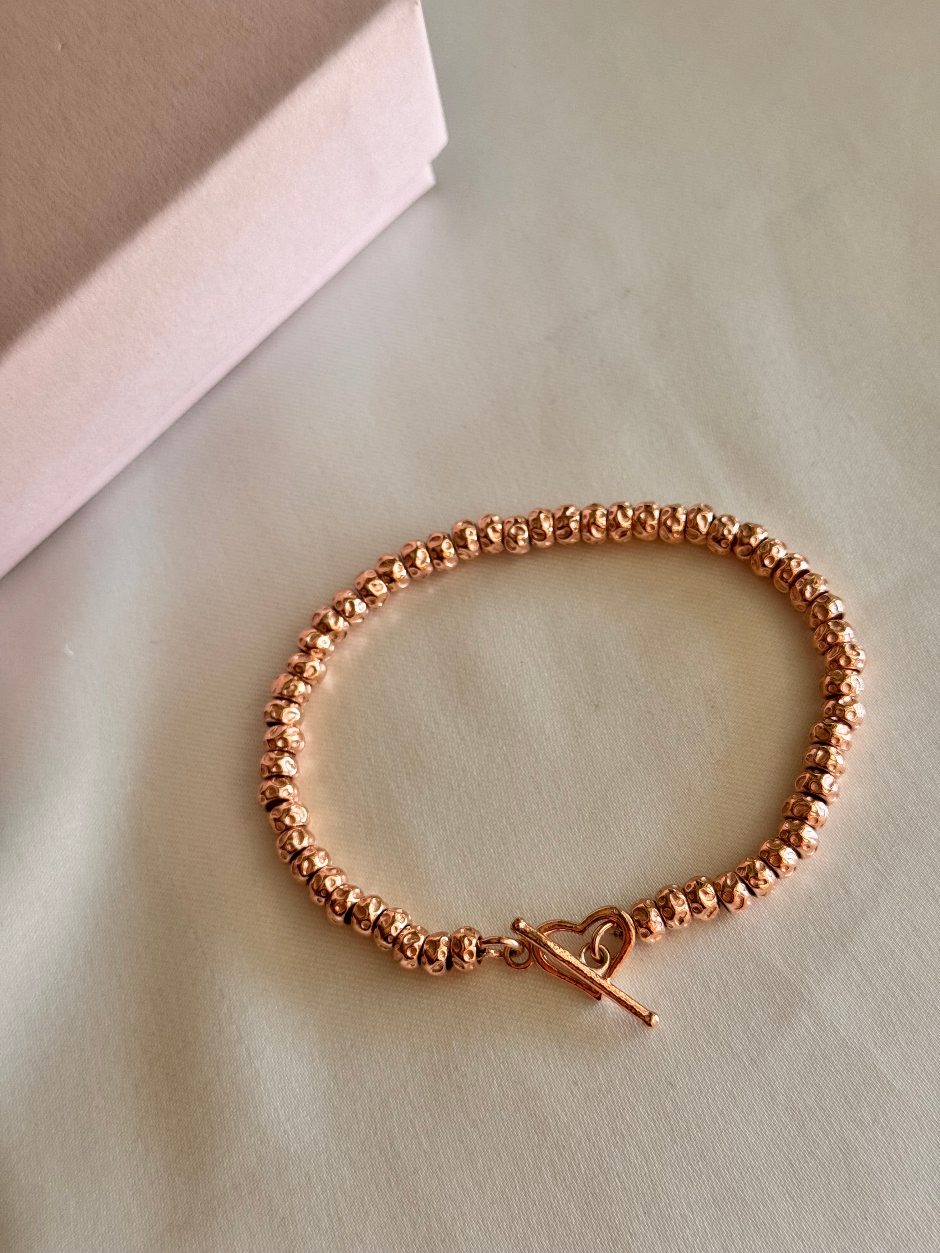 Crea il tuo Bracciale Granelli Bombati e Tondeggianti ROSA