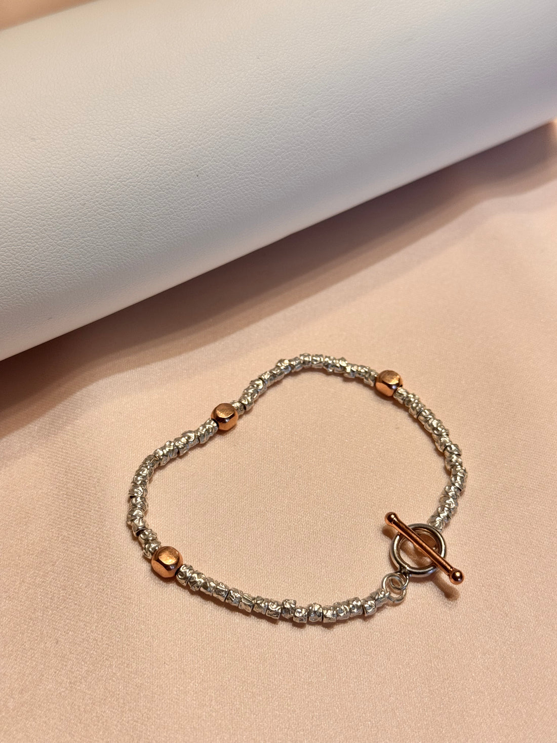 Bracciale Granelli e Cubetti