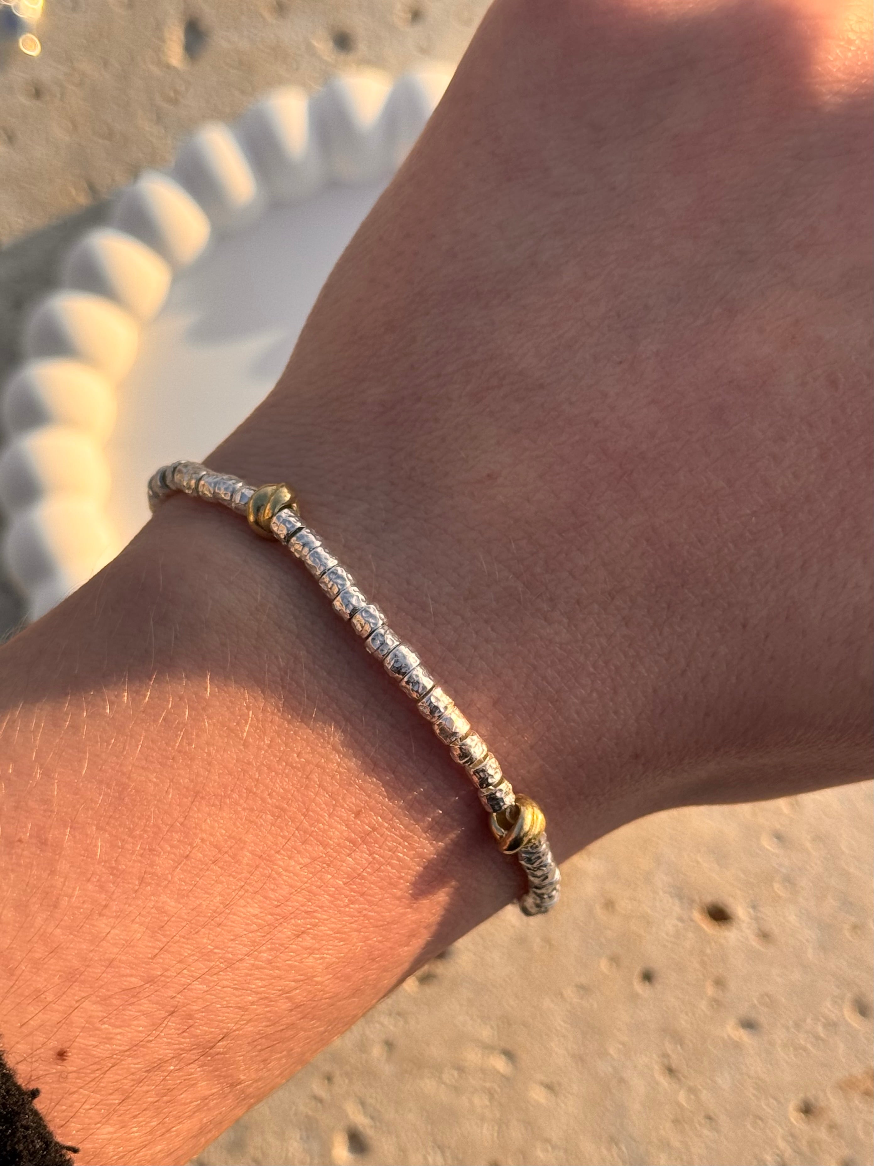 Bracciale Granelli e Nodini Oro