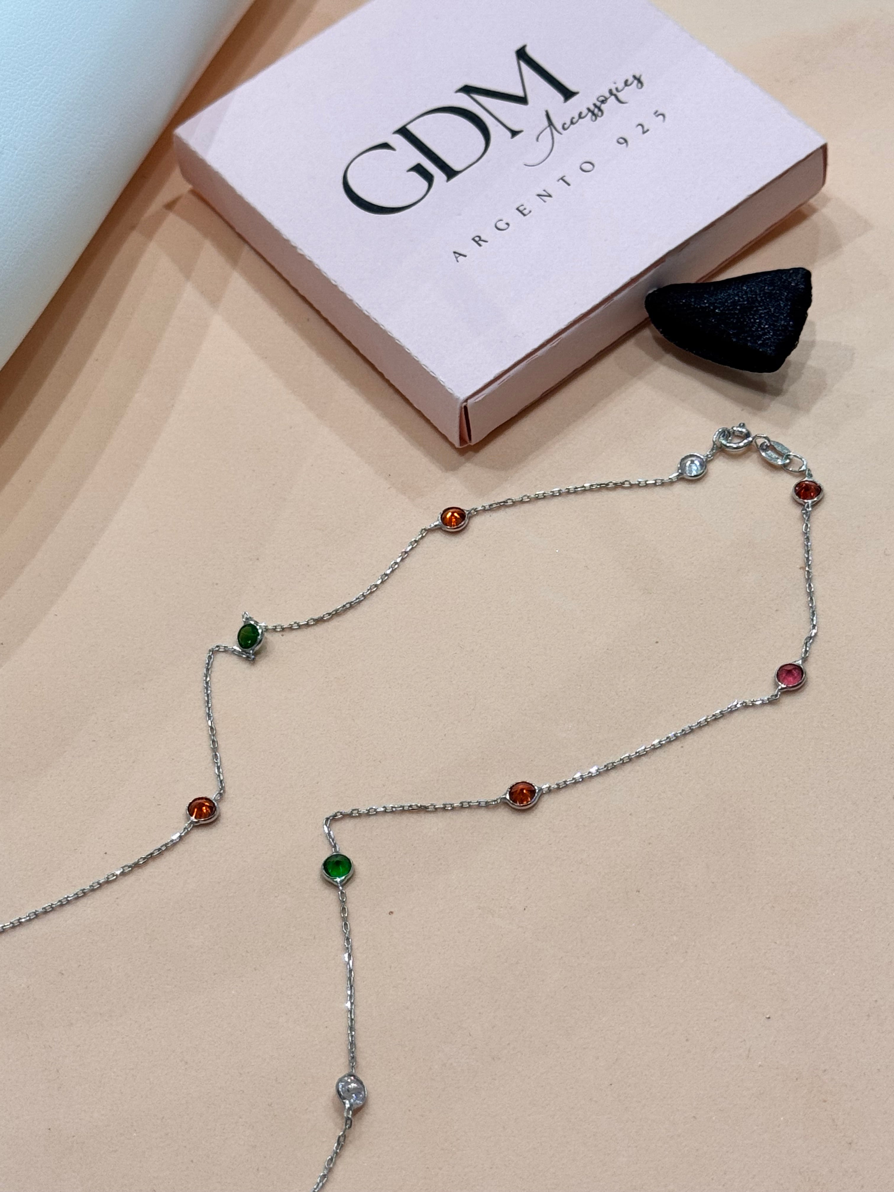 Collana Pietre Colorate