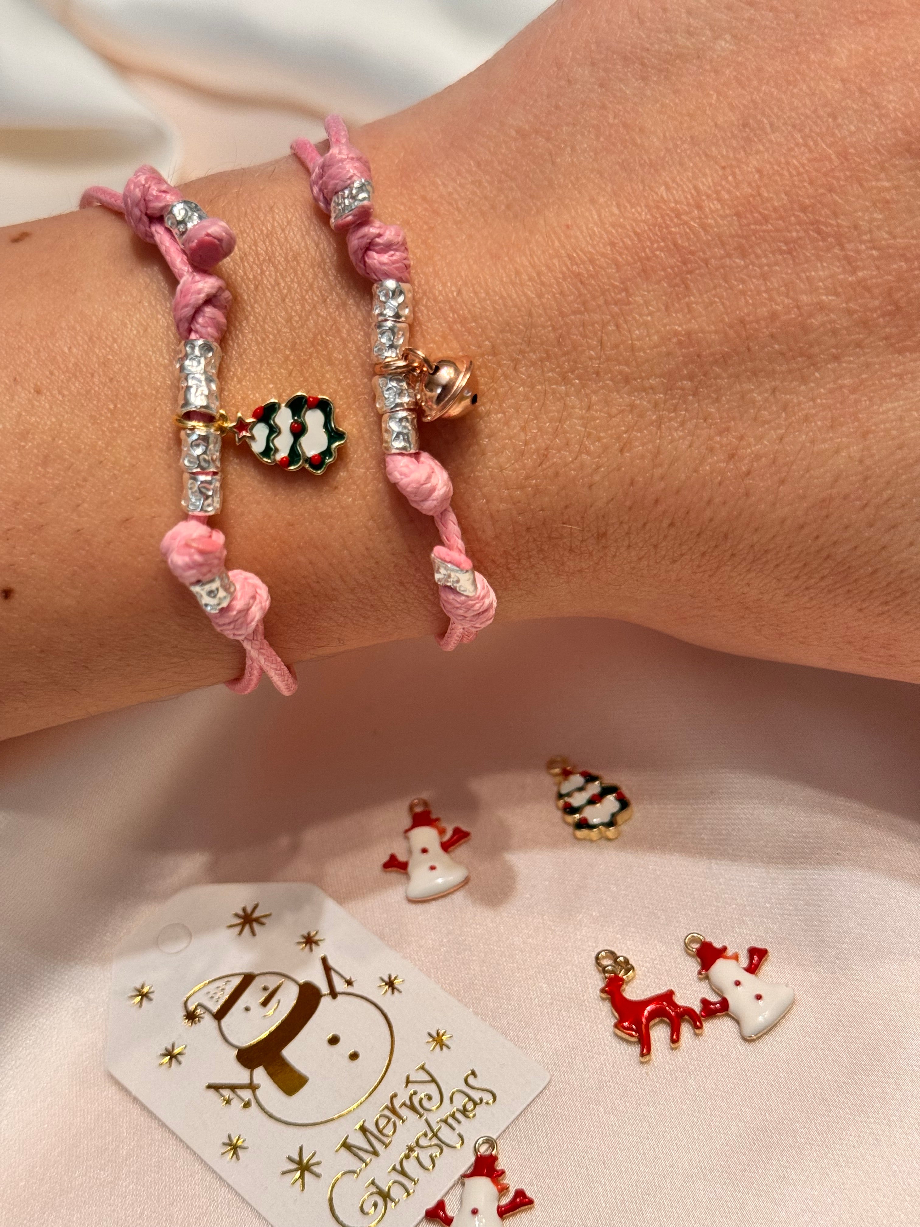 Bracciale Cordoncino Natalizio