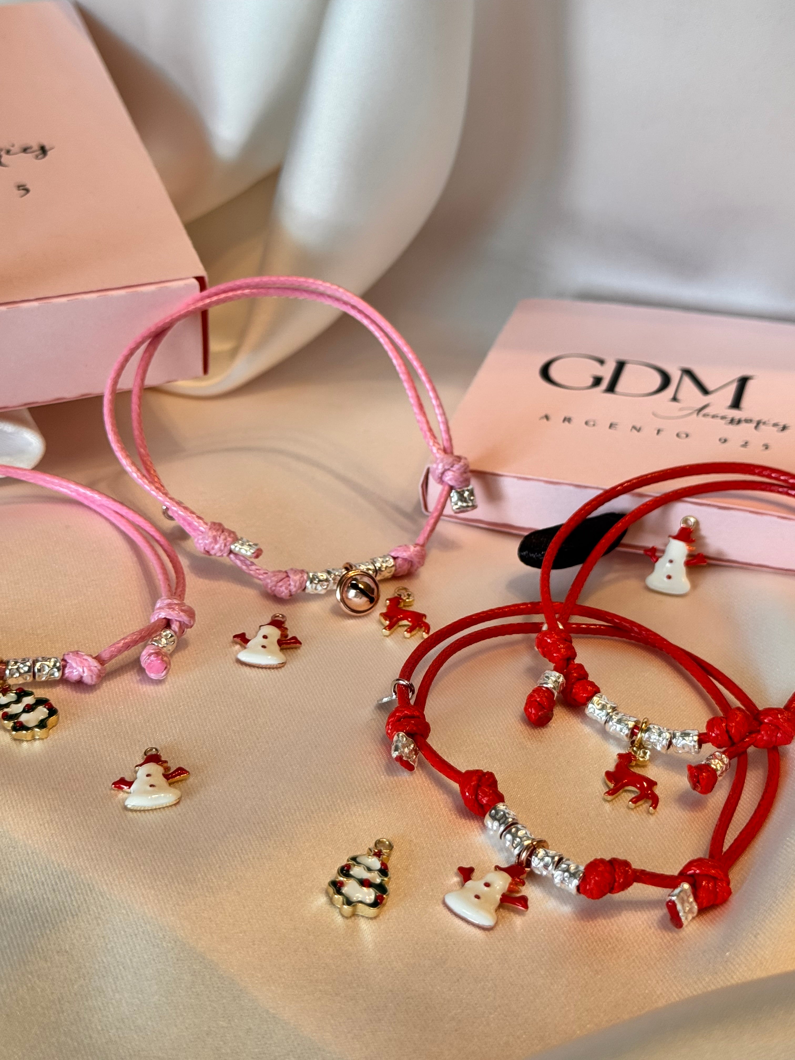 Bracciale Cordoncino Natalizio