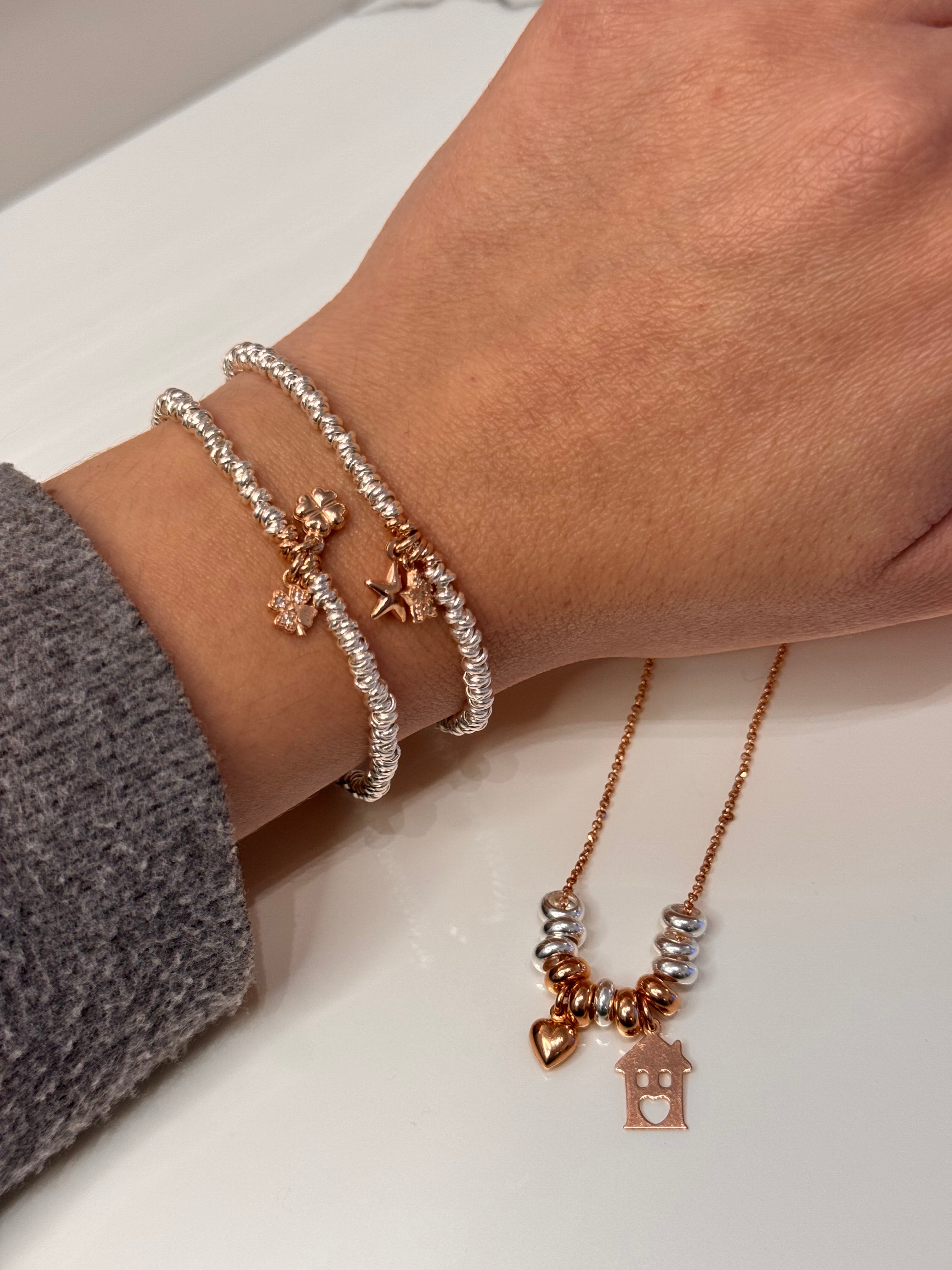 Box Collana Casetta e Bracciali