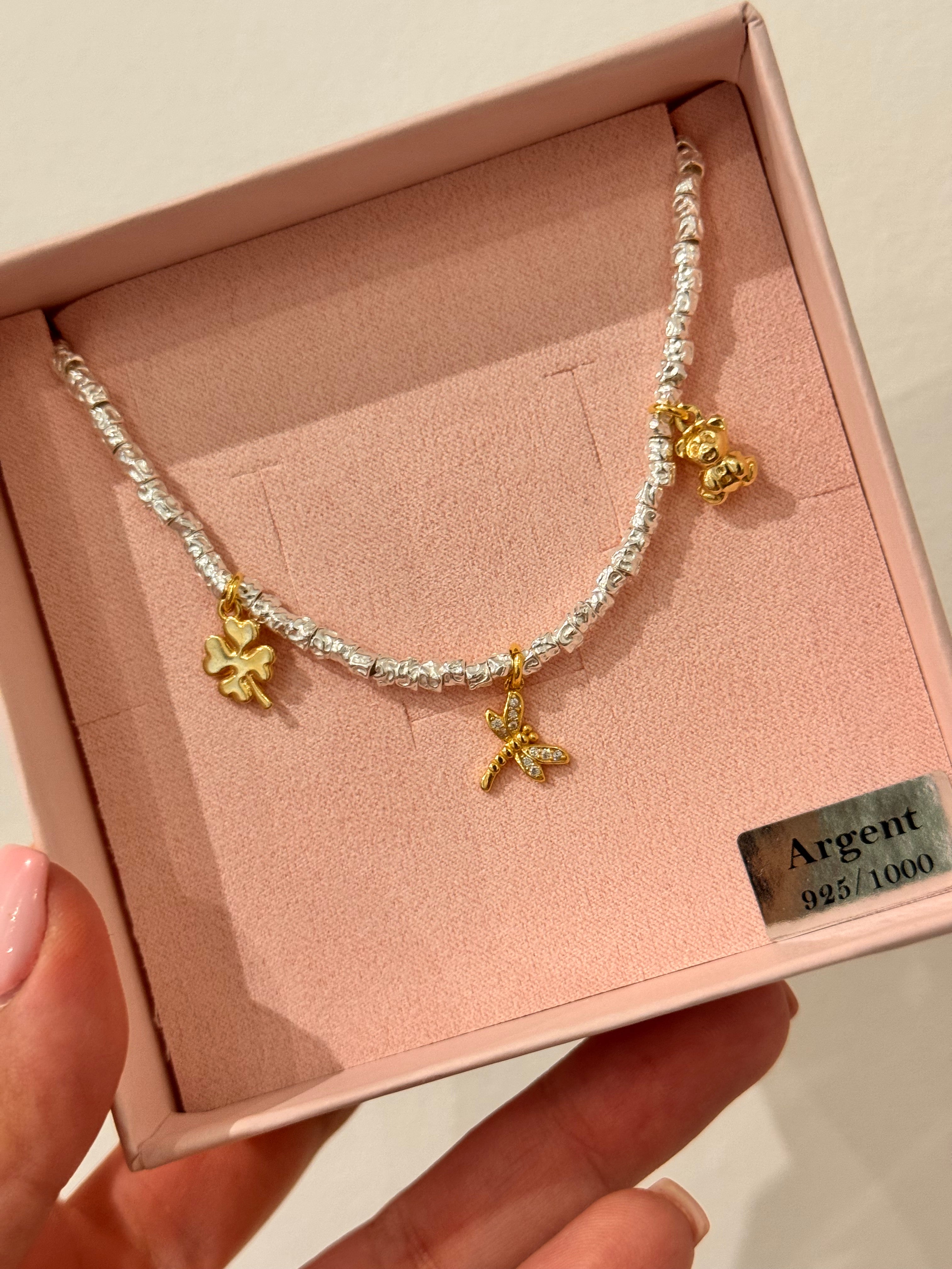 CREA LA TUA COLLANA GRANELLI - charms oro