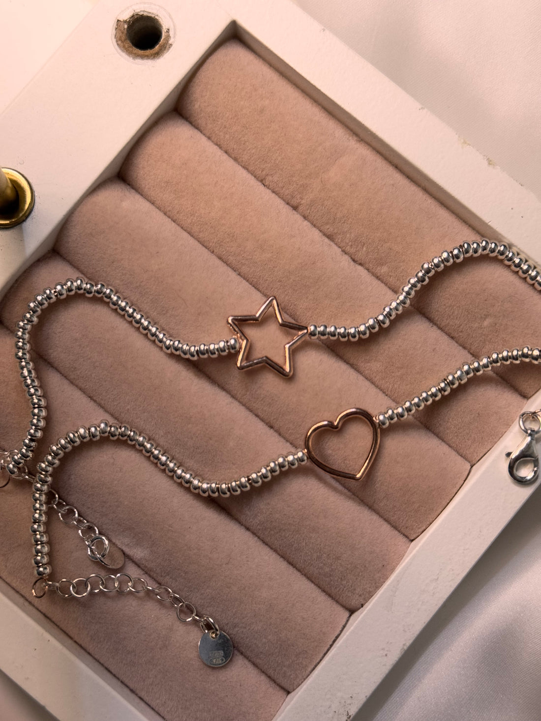 Bracciale Rondelline e Stella - Cuore