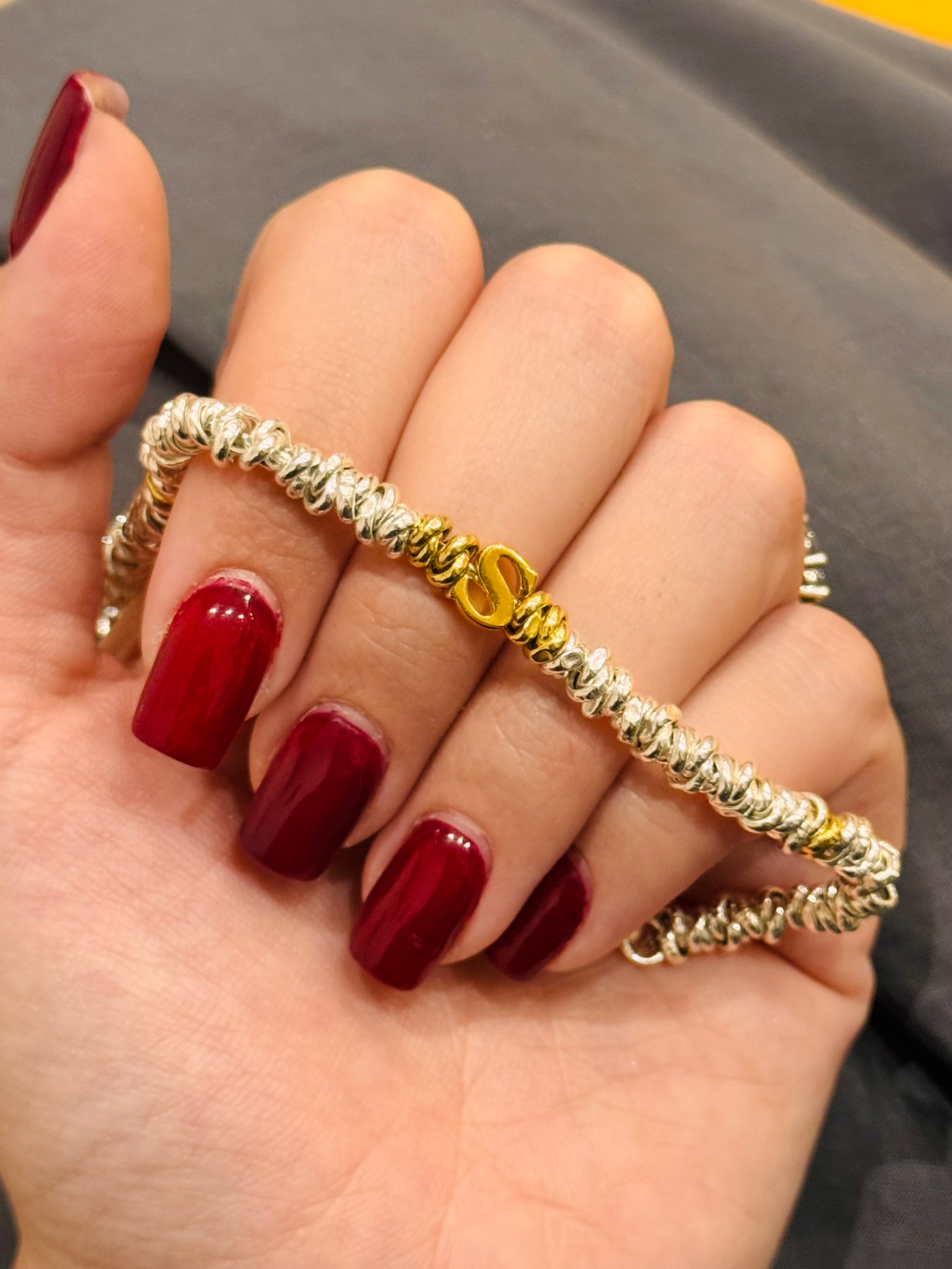 Bracciale Letterina Passante