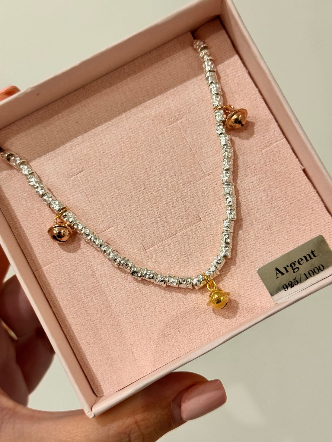 Crea la Tua Collana - Charms Rosa e Oro