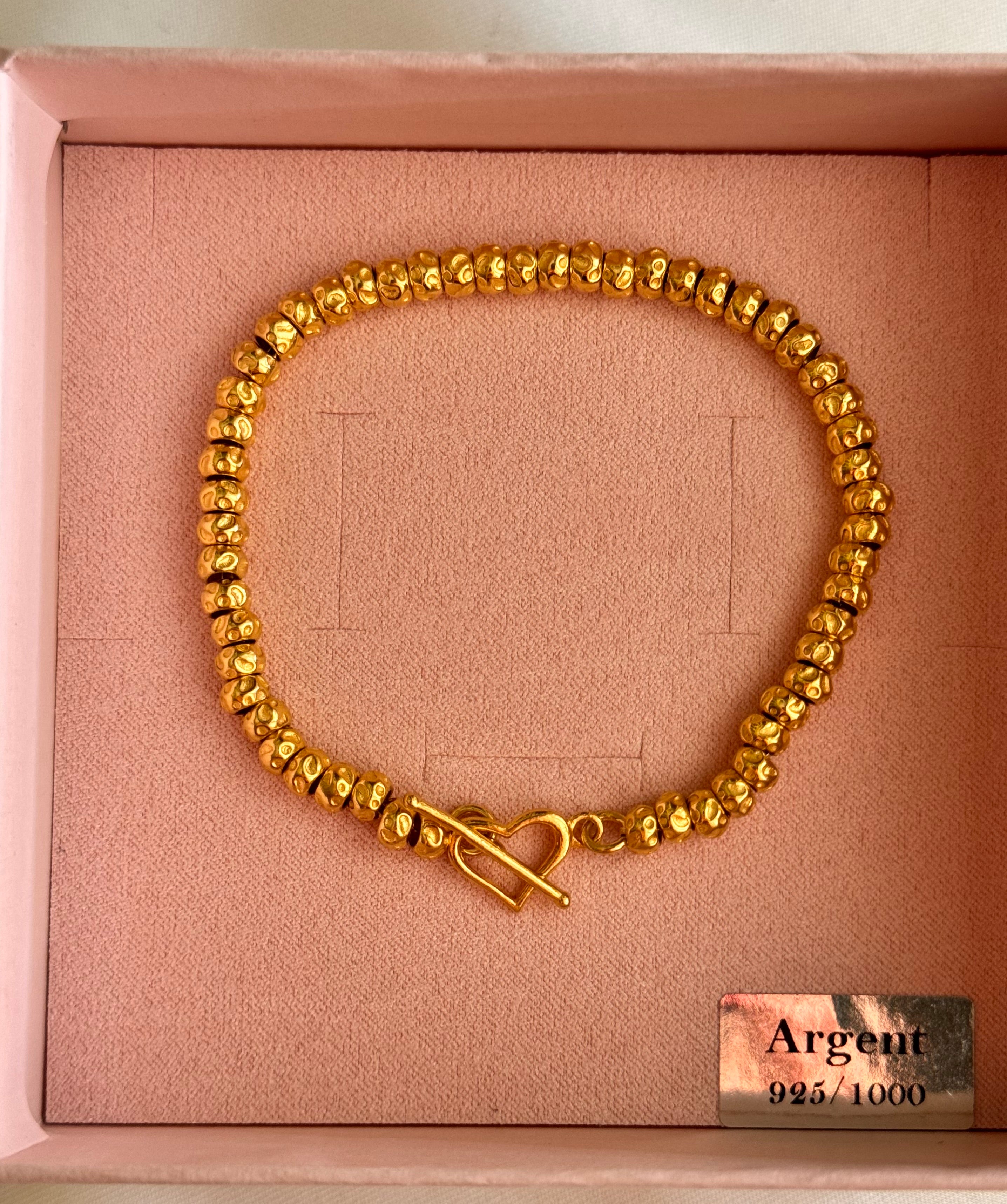 Crea il tuo Bracciale Granelli Bombati e Tondeggianti ORO