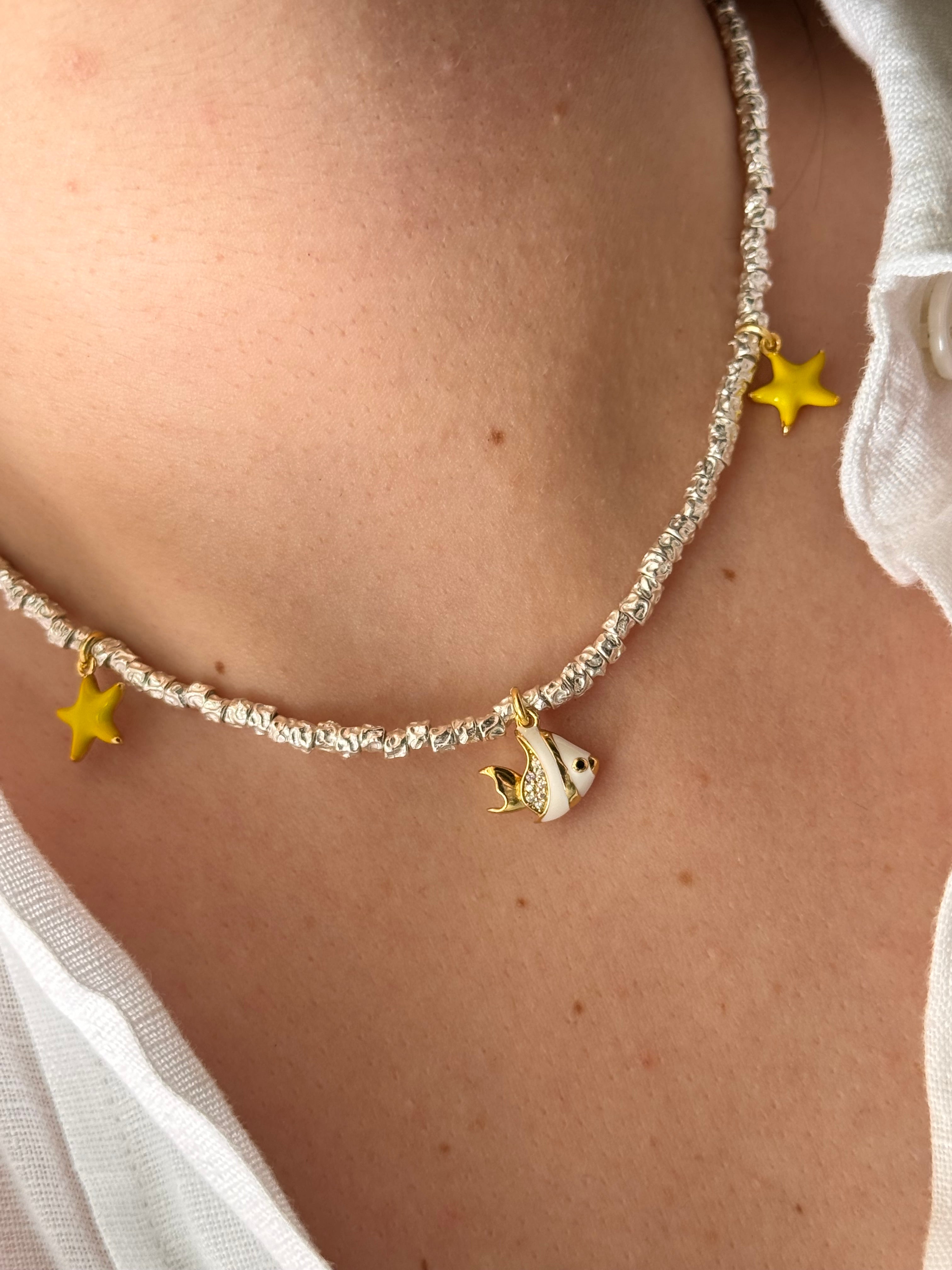 Collana Pesce e Stelle
