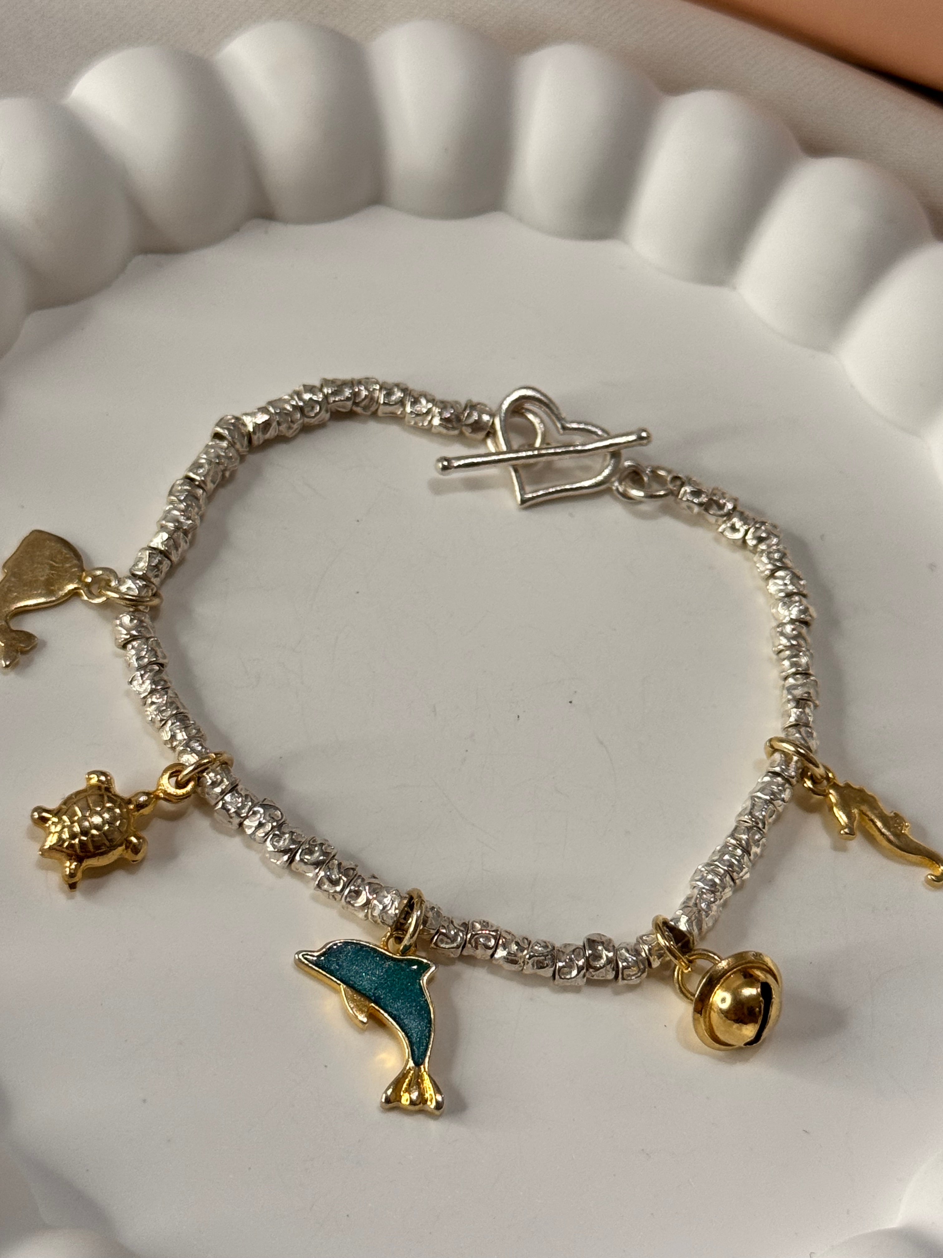 CREA IL TUO BRACCIALE GRANELLI MAXI - charms oro