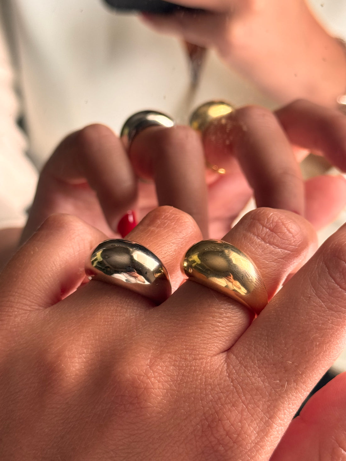 Anello Fascia Bombata