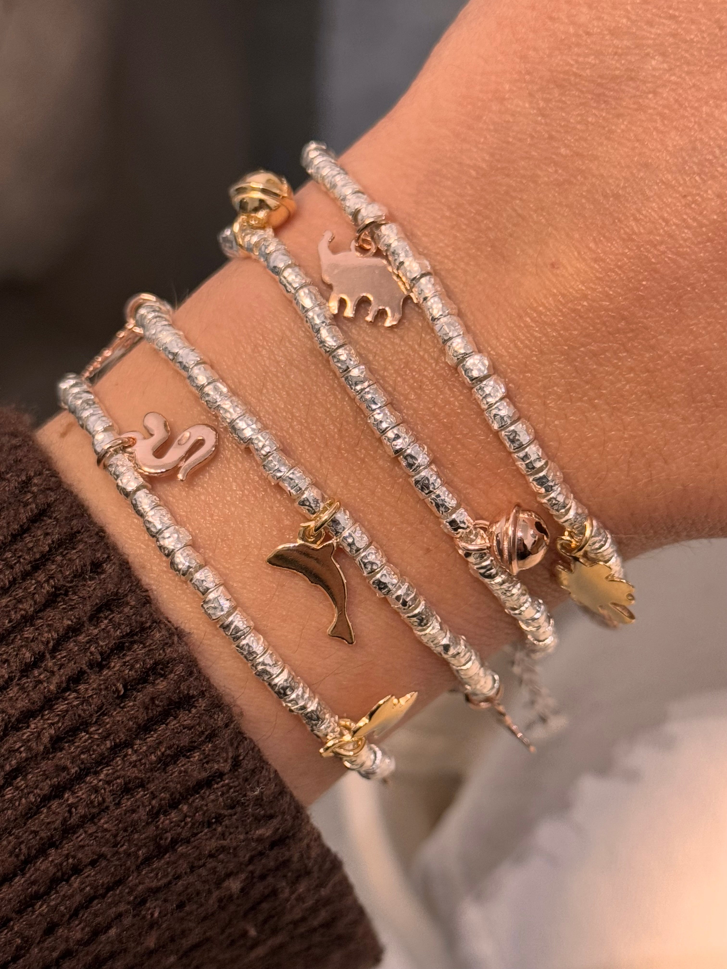 Bracciale Charm Rosa Gold Elefantino