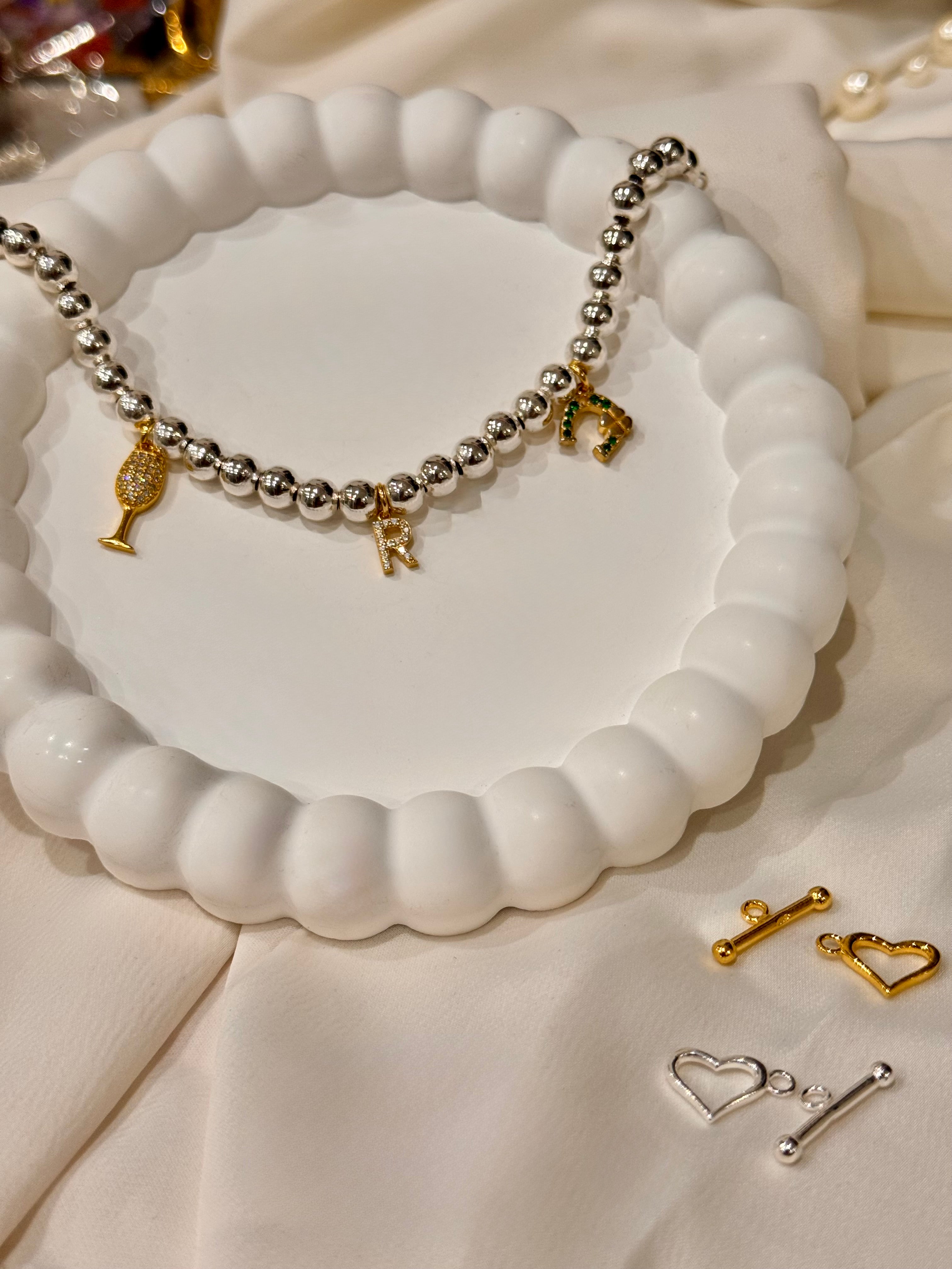 Crea il tuo Bracciale Sfere - Charms Oro