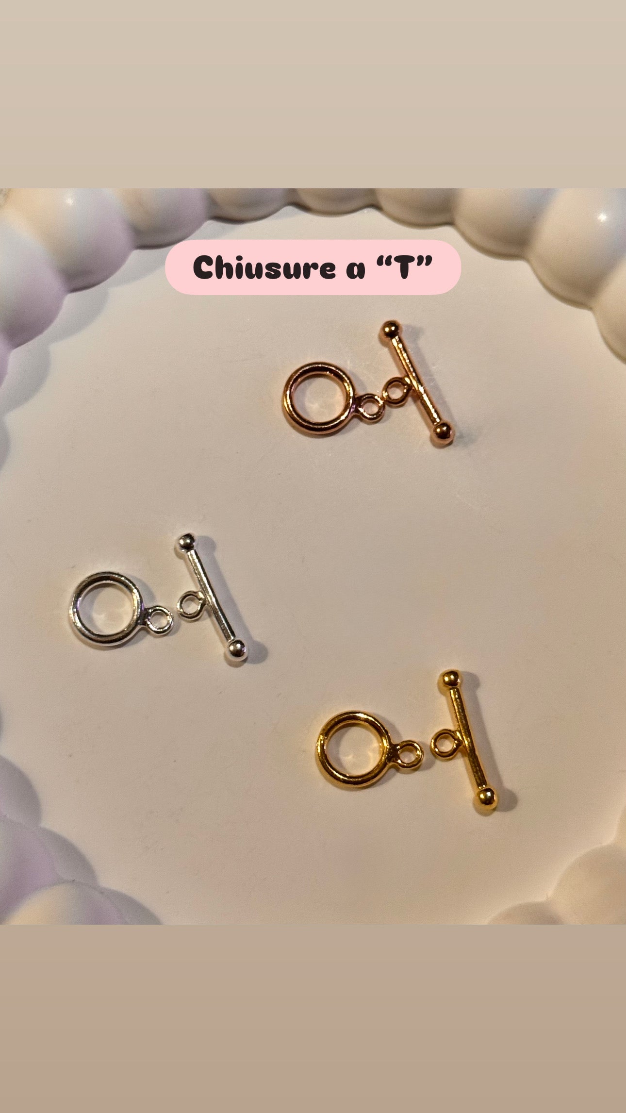 CREA LA TUA COLLANA GRANELLI BOMBATI E TONDEGGIANTI - Argento e Oro