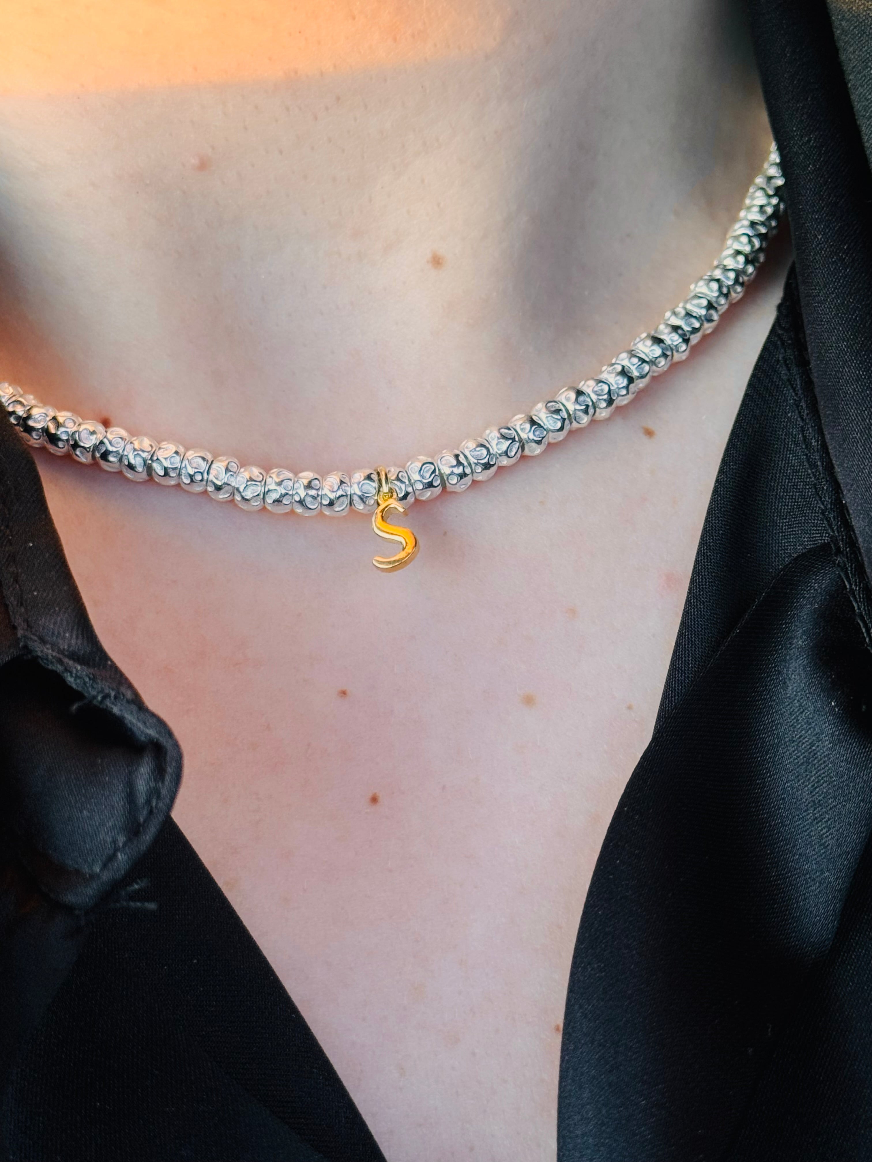 CREA LA TUA COLLANA GRANELLI BOMBATI E TONDEGGIANTI - Argento e Oro