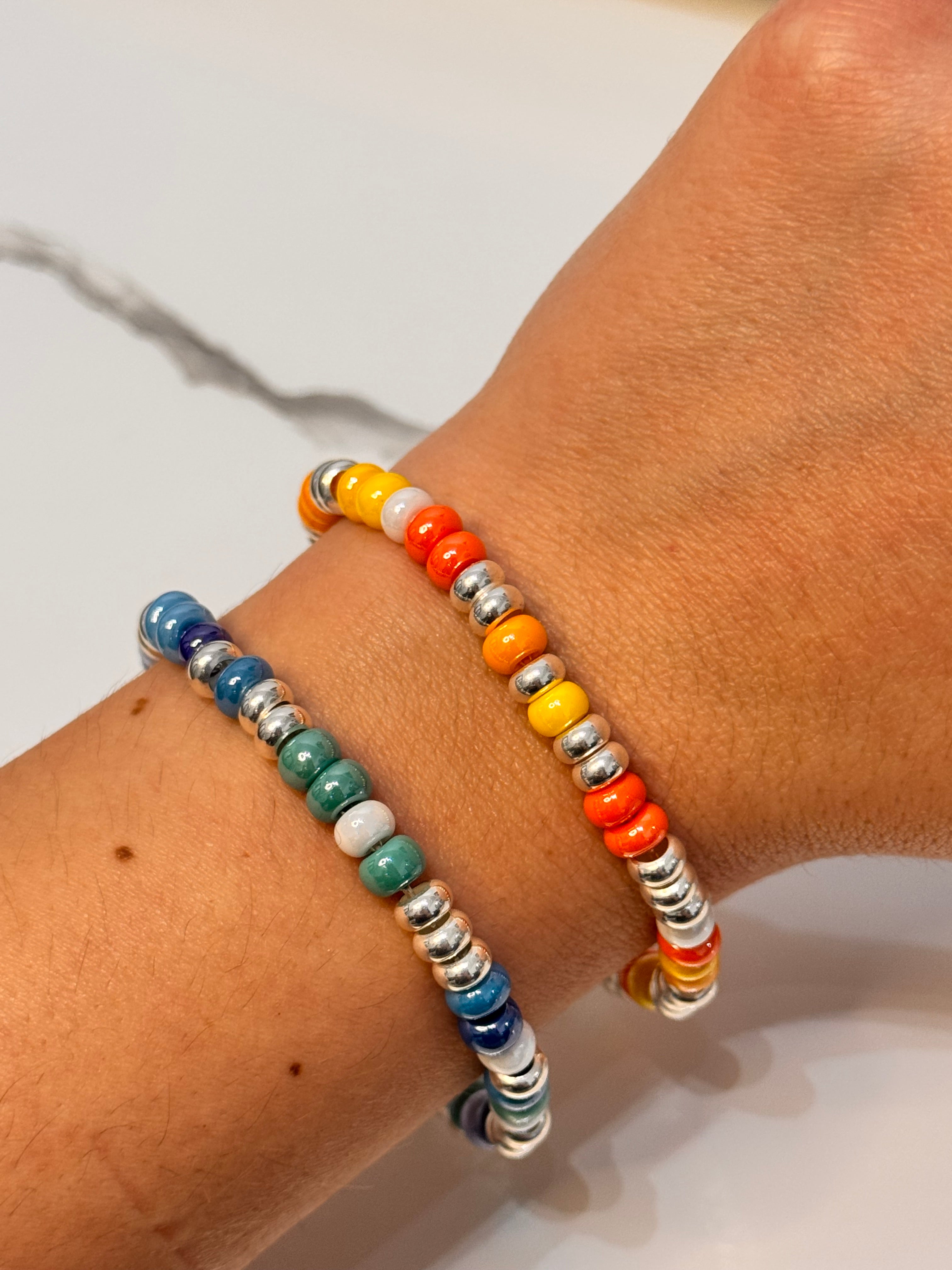 Bracciale Rondelle Colorate