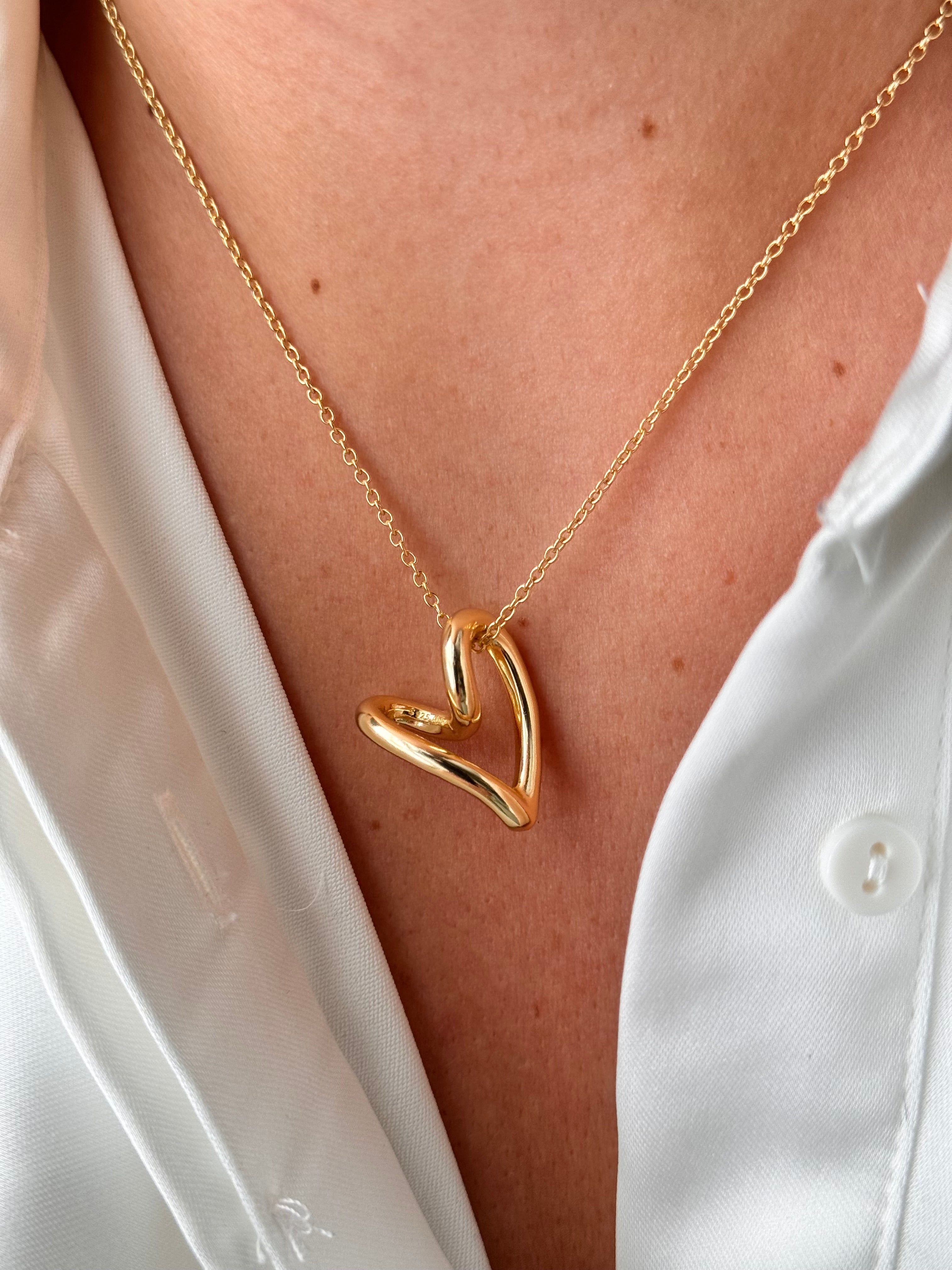 Collana Cuore Forato