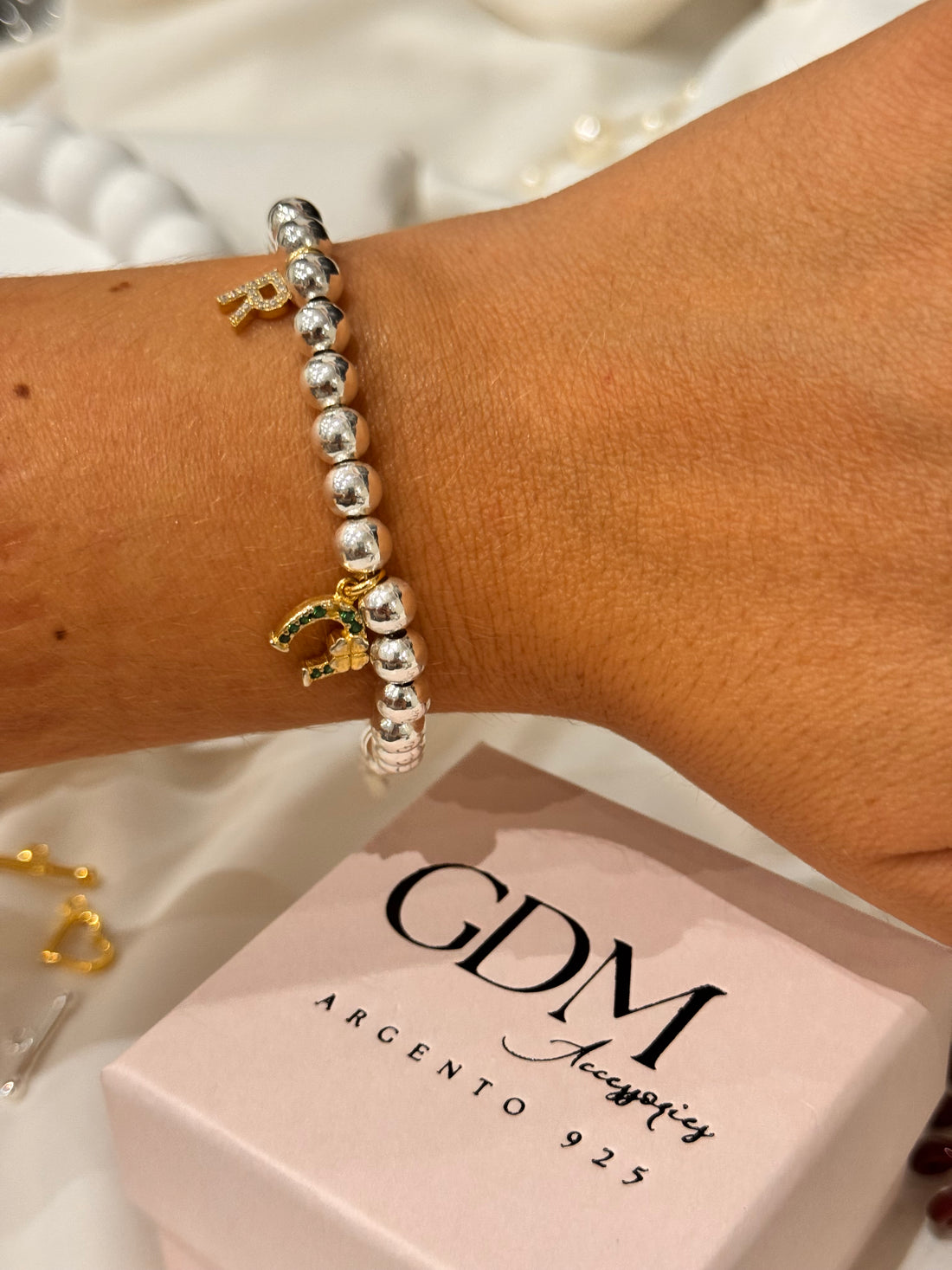 Crea il tuo Bracciale Sfere - Charms Oro