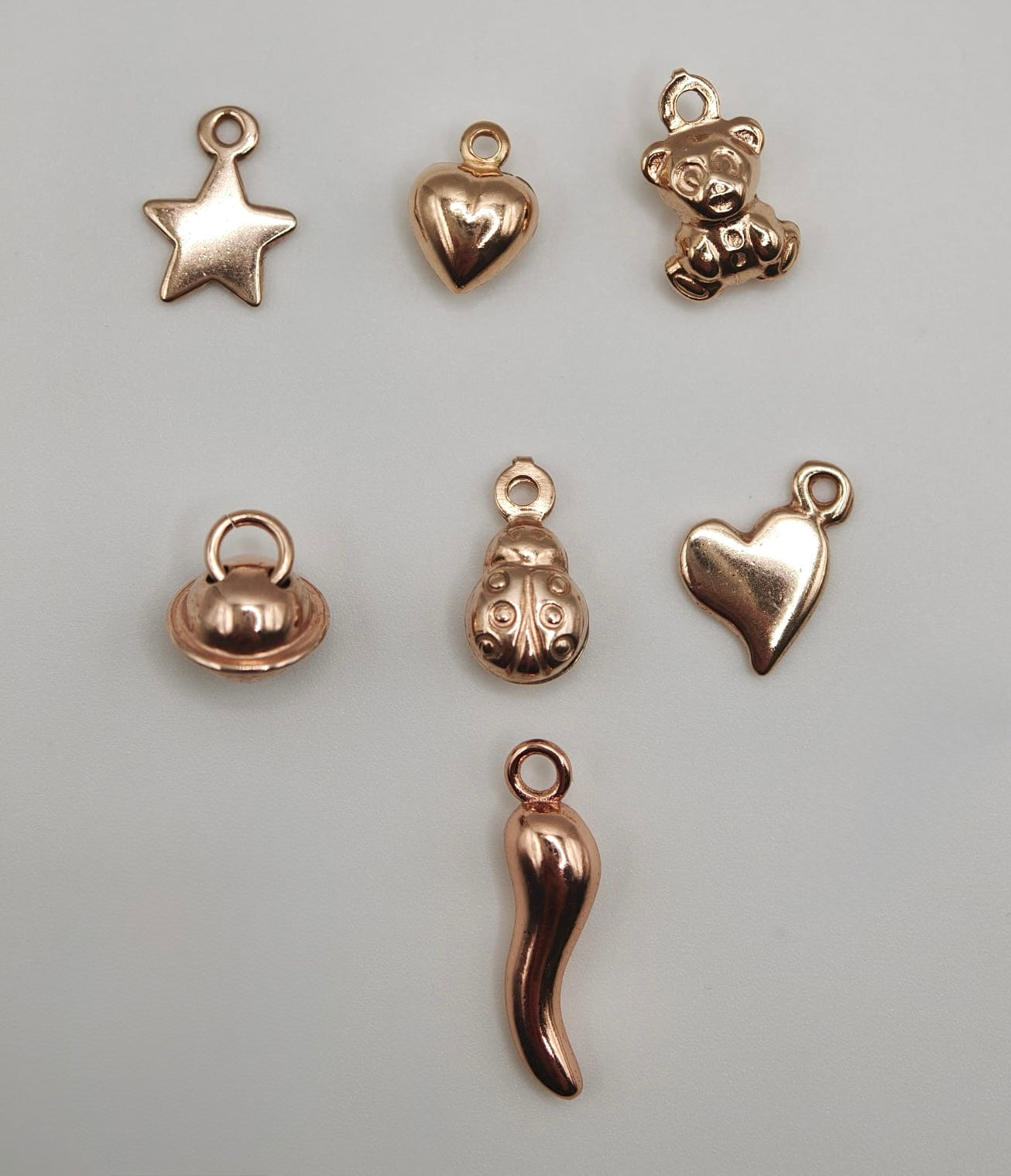 CREA IL TUO BRACCIALE GRANELLI MAXI - charms rosa