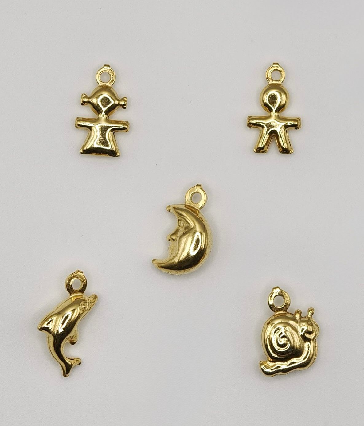 CREA IL TUO CORDONCINO - GRANELLI E CHARM ORO