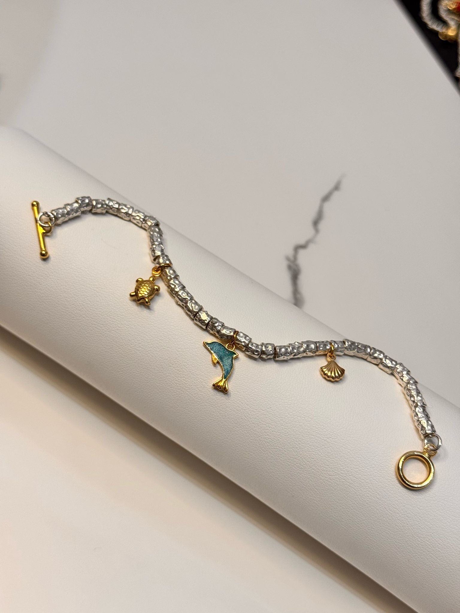 CREA IL TUO BRACCIALE GRANELLI MAXI - charms oro