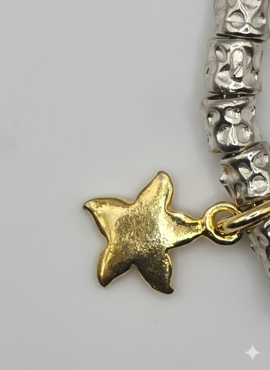 CREA IL TUO CORDONCINO - GRANELLI E CHARM ORO