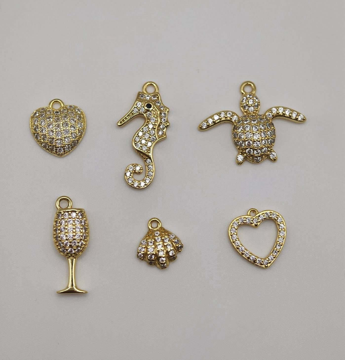 CREA IL TUO CORDONCINO - GRANELLI E CHARM ORO