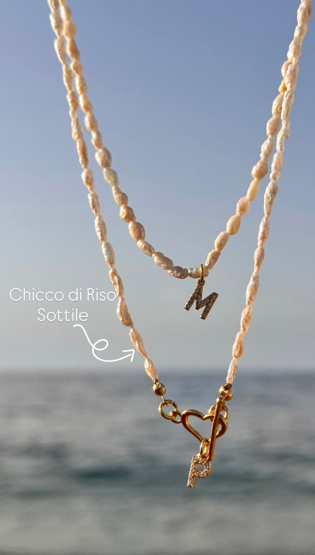 Crea la tua Collana Chicco di Riso Sottile