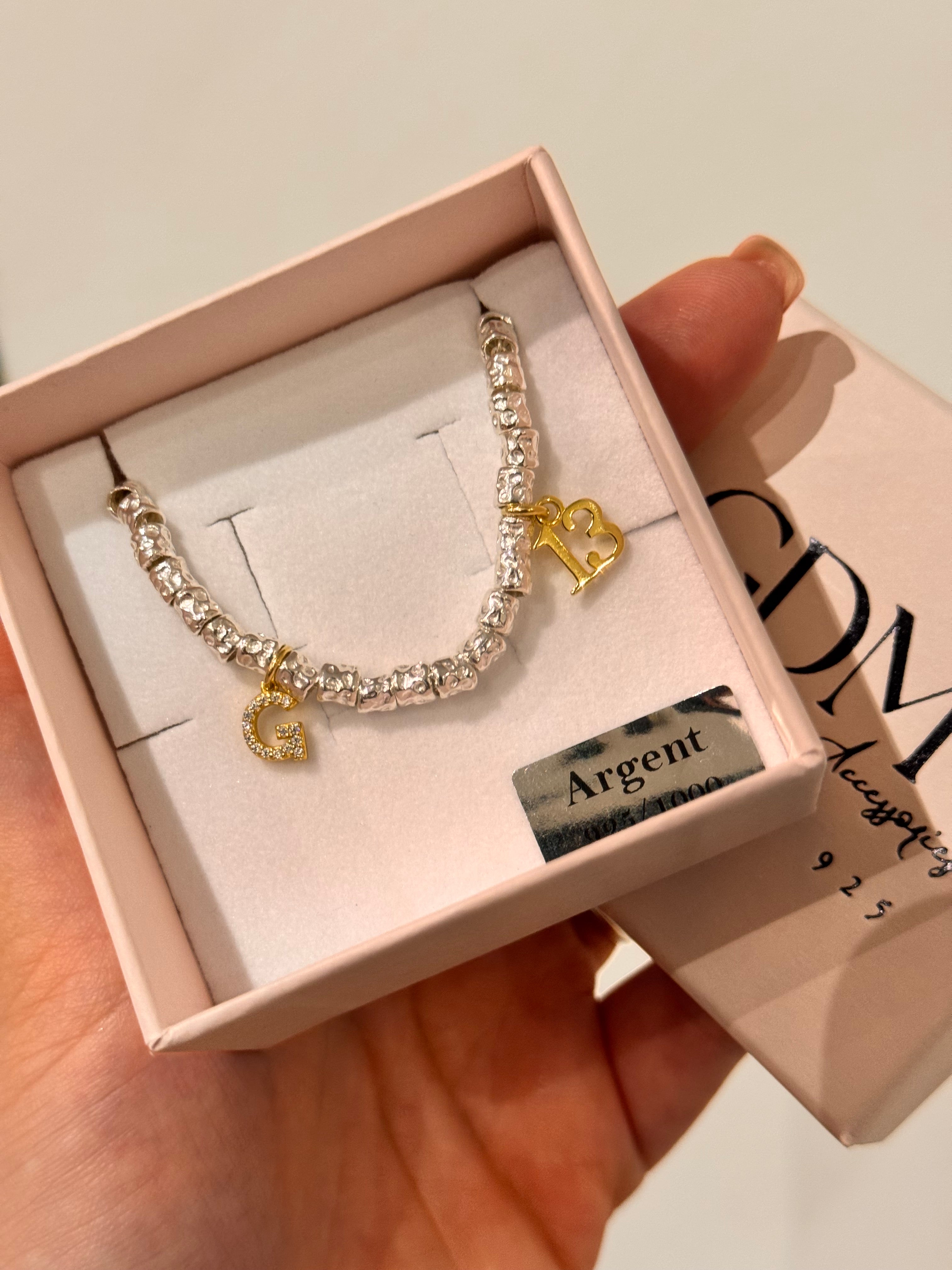 CREA IL TUO BRACCIALE GRANELLI MAXI - charms oro