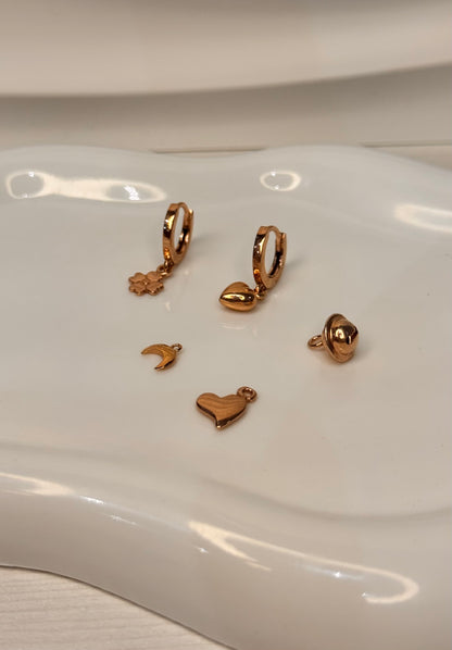 Crea il Tuo Orecchino - Charms Rosa