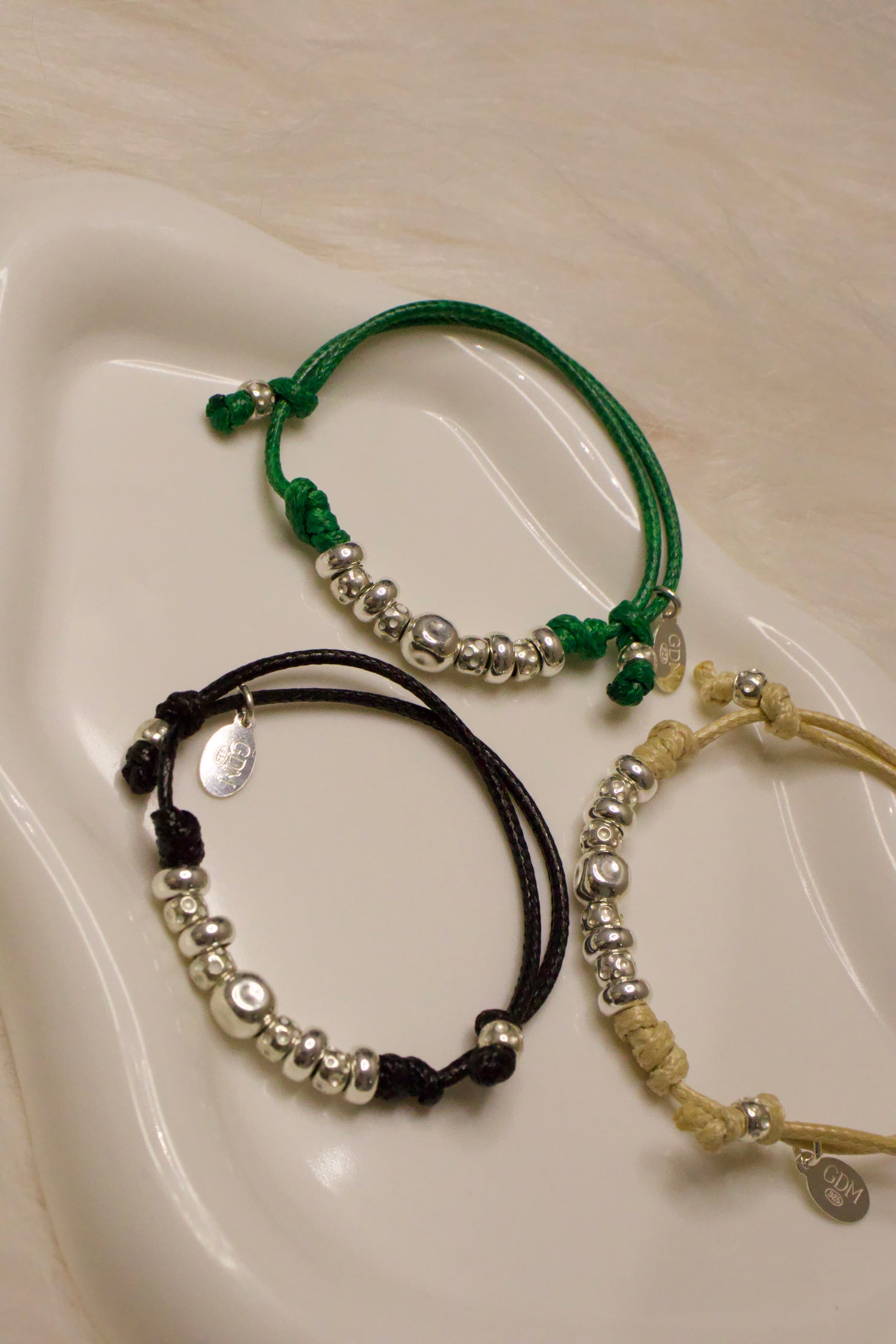 Cordoncino e Granelli Argento