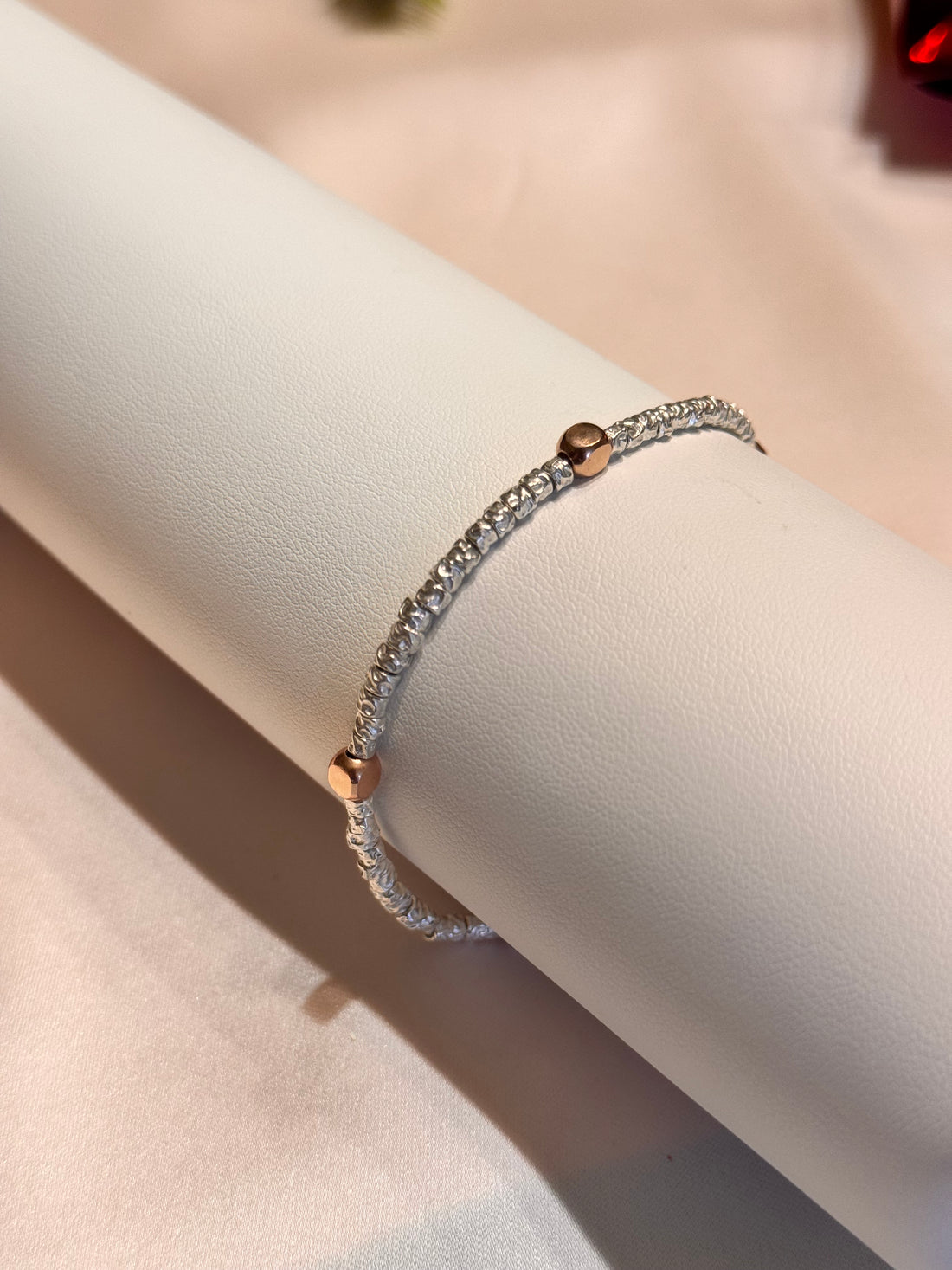 Bracciale Granelli e Cubetti