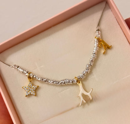 CREA IL TUO BRACCIALE GRANELLI - charms oro