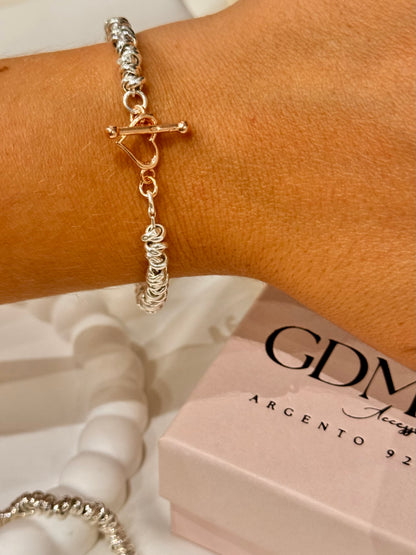 Crea il tuo Bracciale Intreccio - Charms Rosa