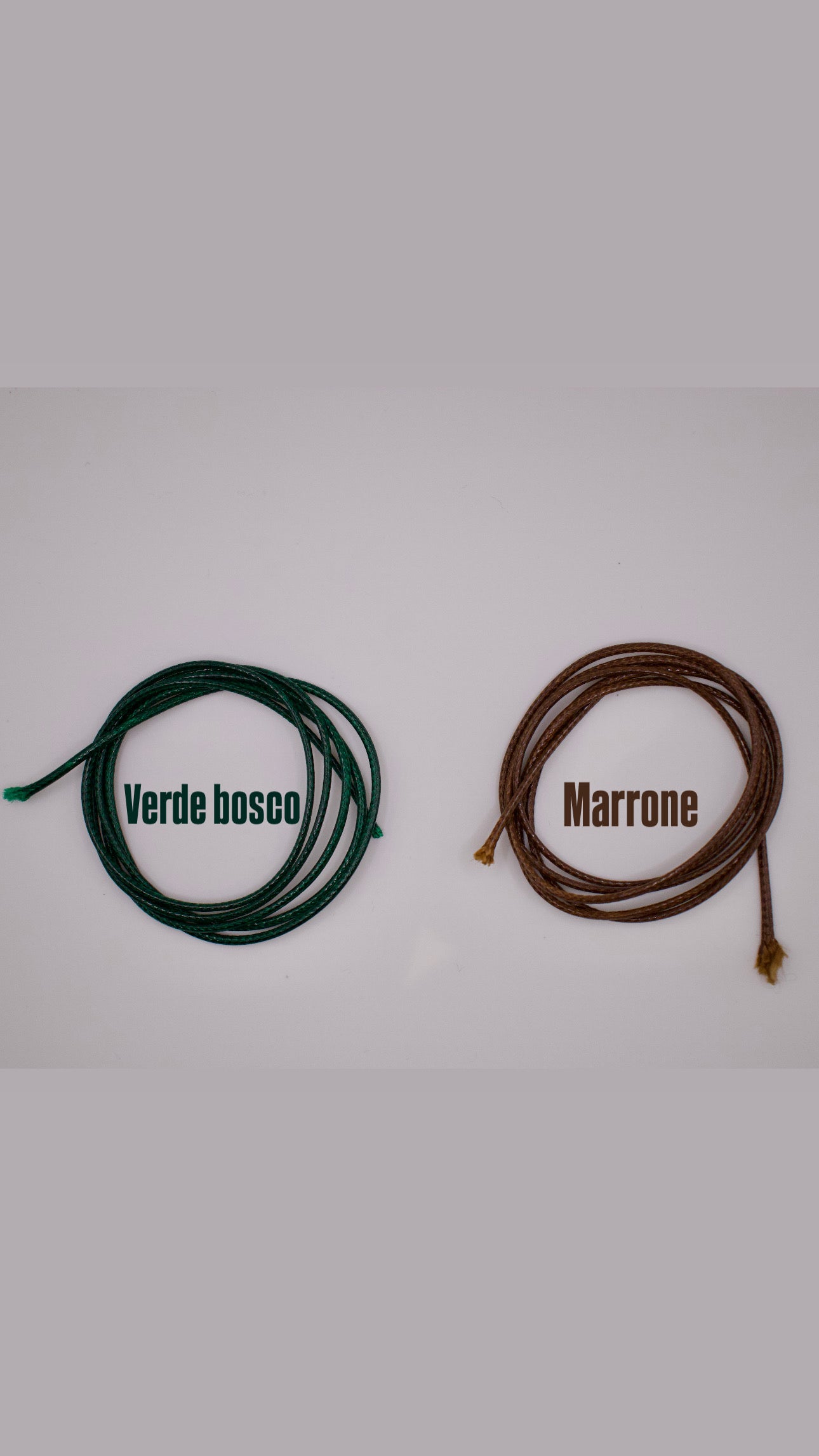 Collana Cordoncino con Granelli Argentati